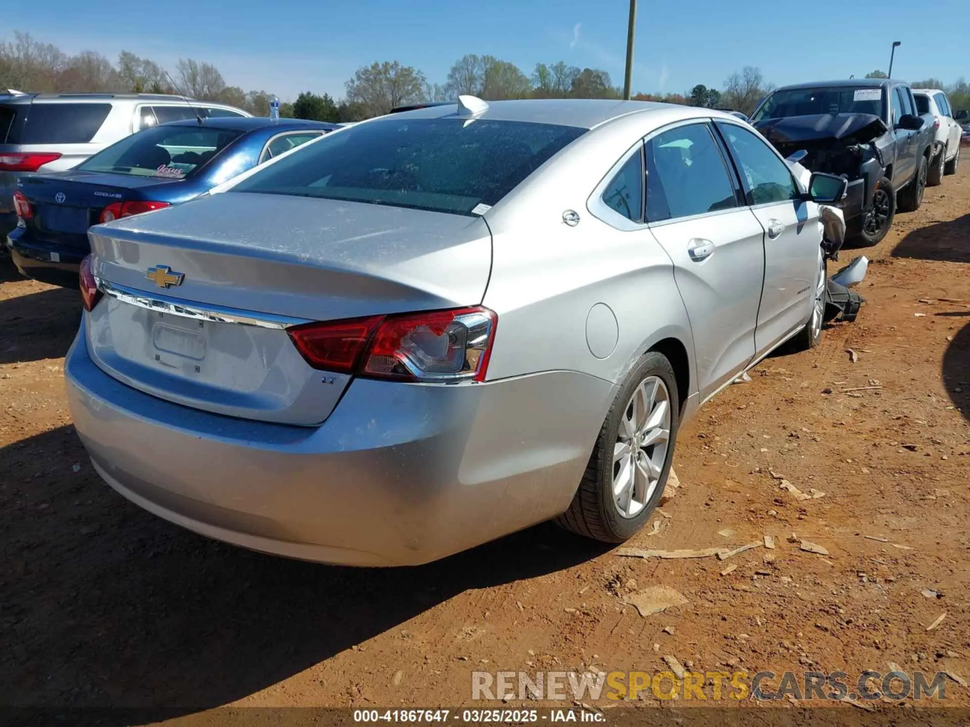 4 fotografías del automóvil dañado 2G11Z5SA1K9142520 CHEVROLET IMPALA 2019