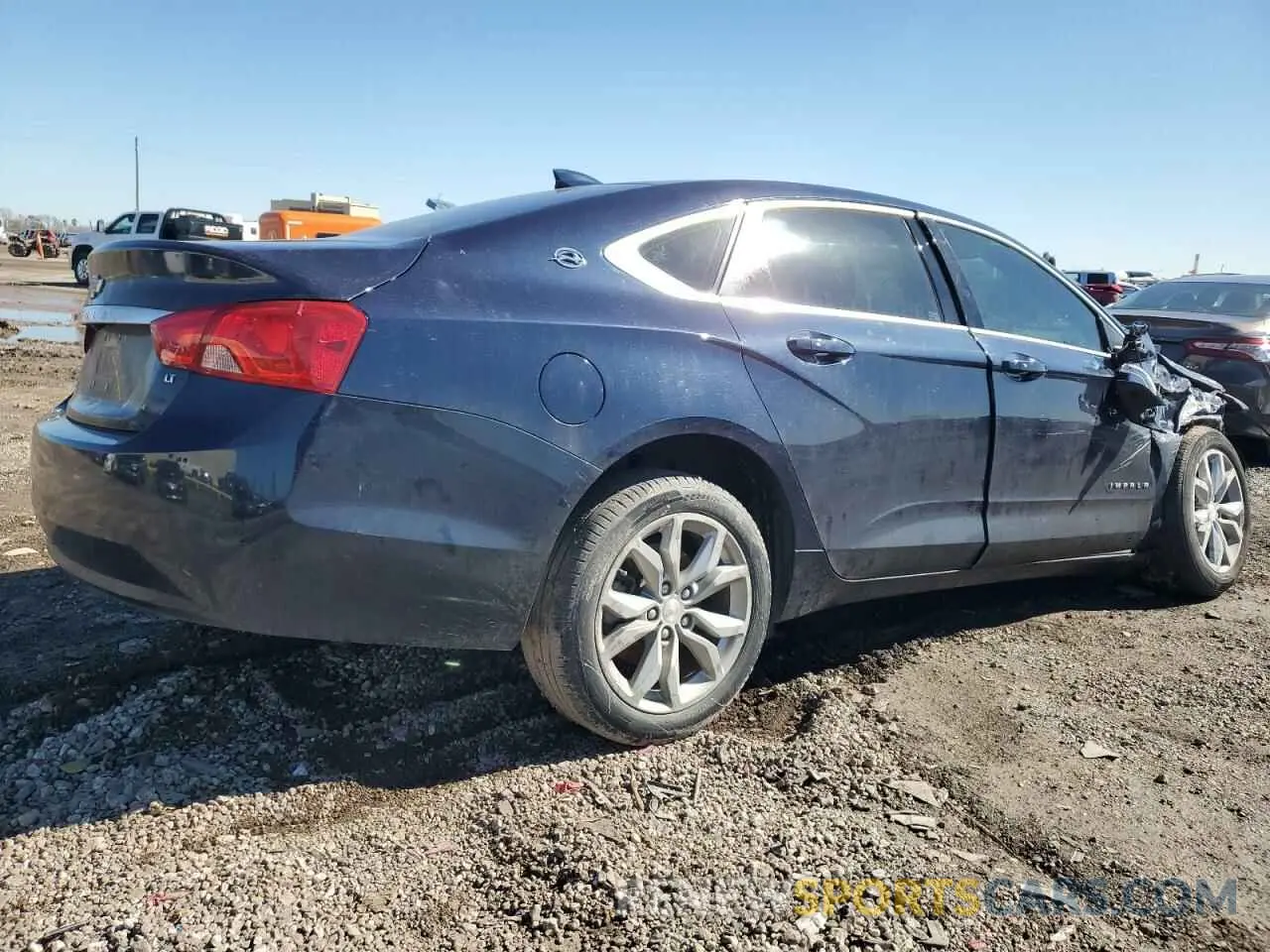 3 fotografías del automóvil dañado 2G11Z5SA1K9149922 CHEVROLET IMPALA 2019