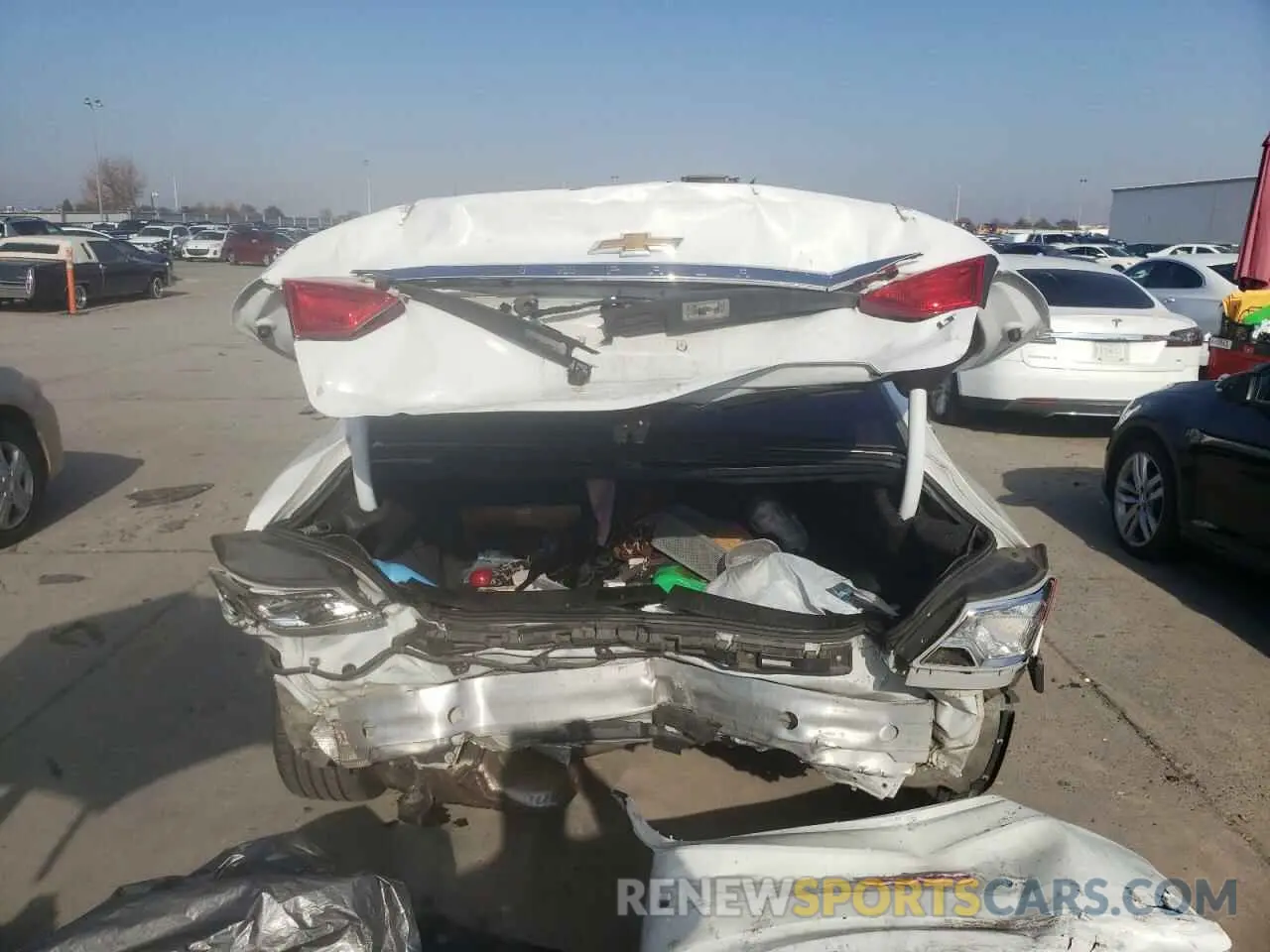 6 fotografías del automóvil dañado 2G11Z5SA1K9151055 CHEVROLET IMPALA 2019