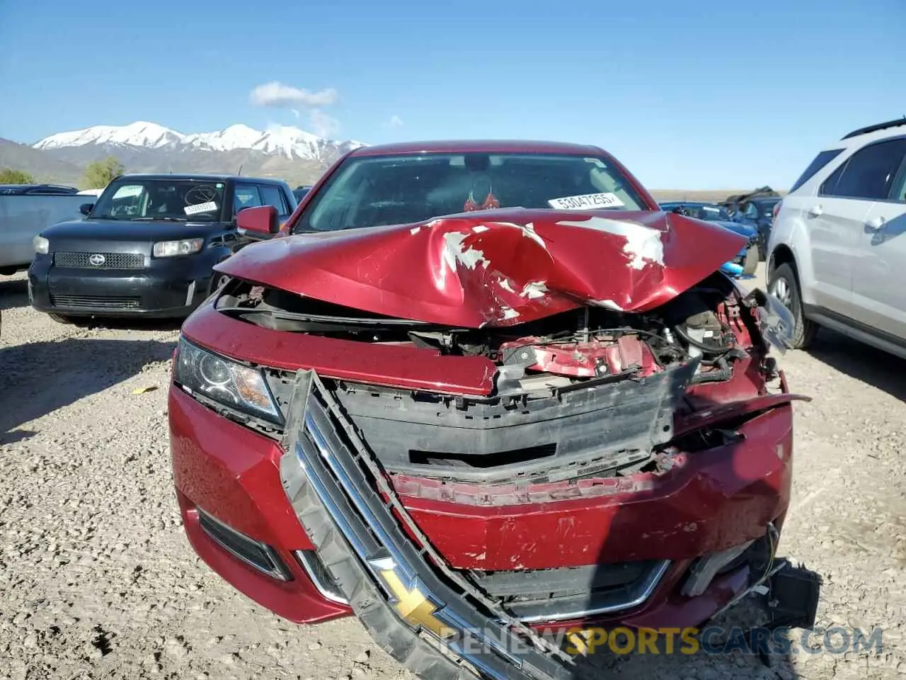 5 fotografías del automóvil dañado 2G11Z5SA3K9137478 CHEVROLET IMPALA 2019