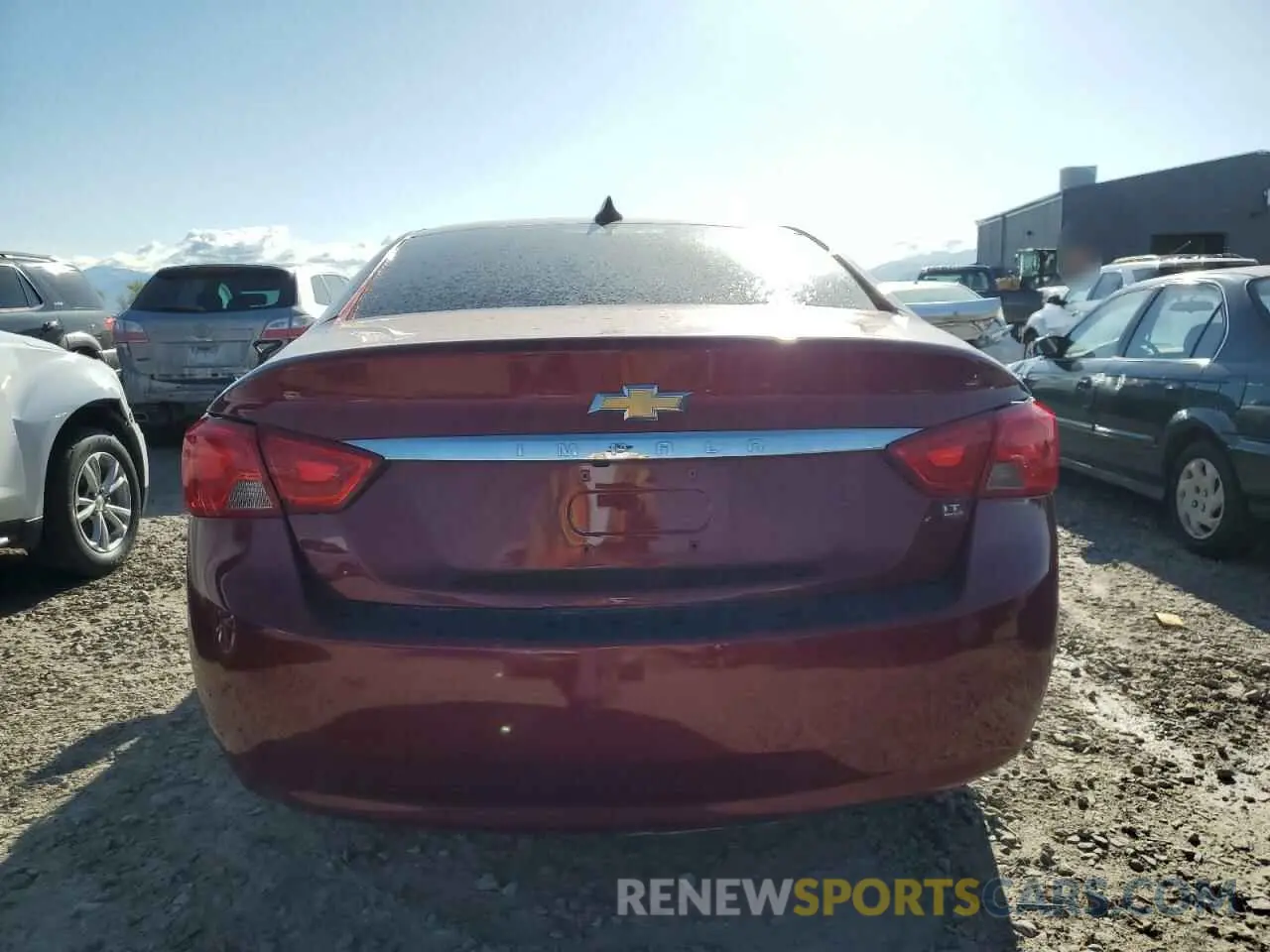 6 fotografías del automóvil dañado 2G11Z5SA3K9137478 CHEVROLET IMPALA 2019
