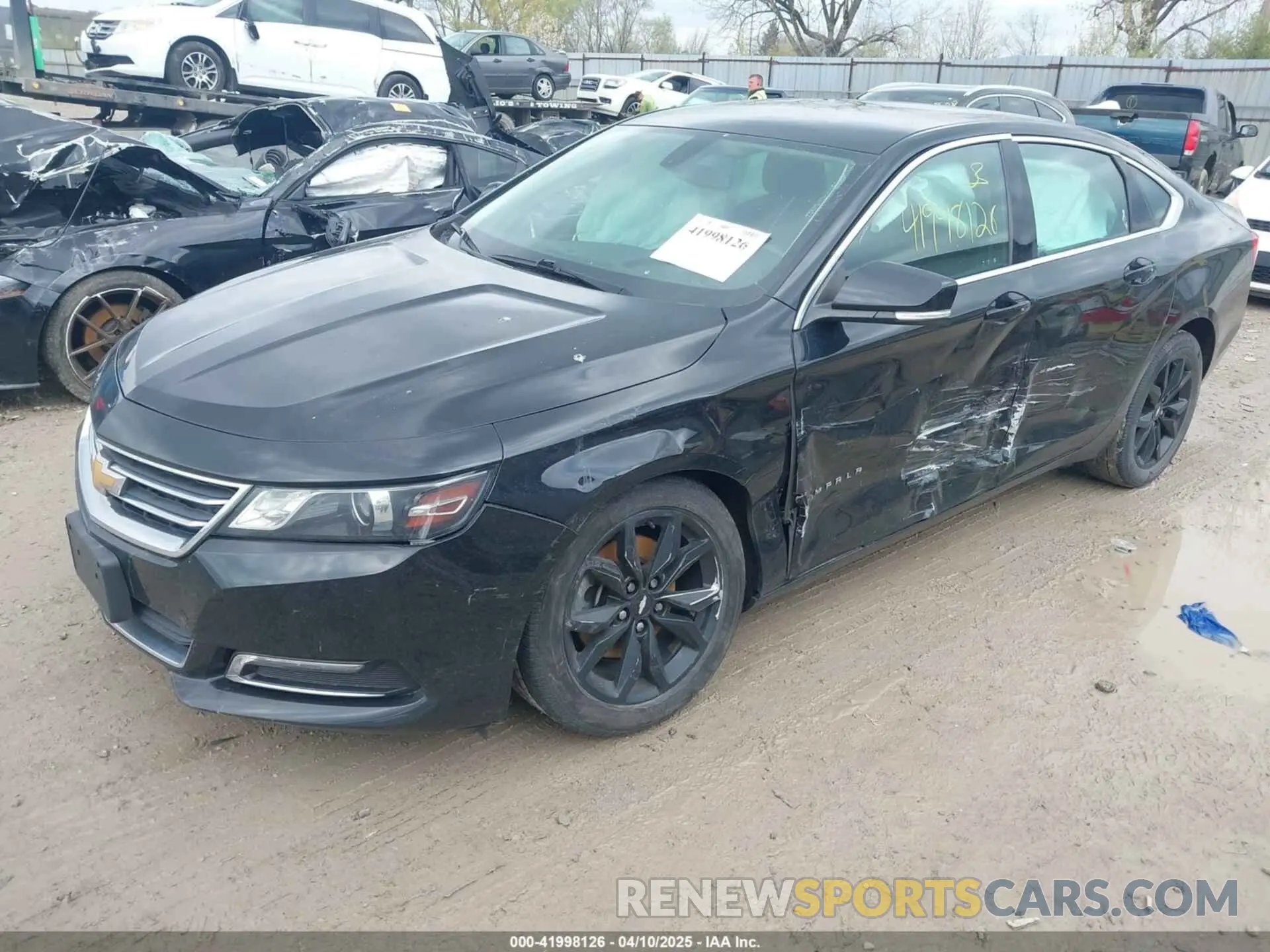 2 fotografías del automóvil dañado 2G11Z5SA3K9151154 CHEVROLET IMPALA 2019
