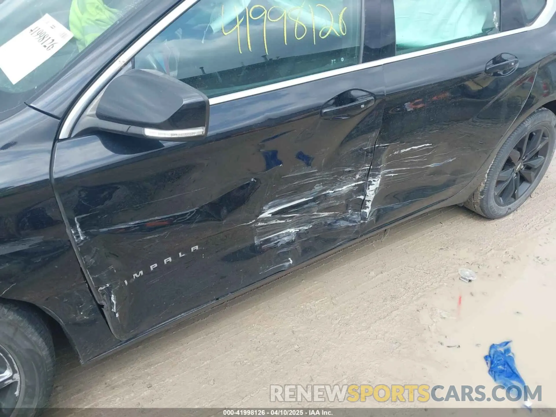 6 fotografías del automóvil dañado 2G11Z5SA3K9151154 CHEVROLET IMPALA 2019