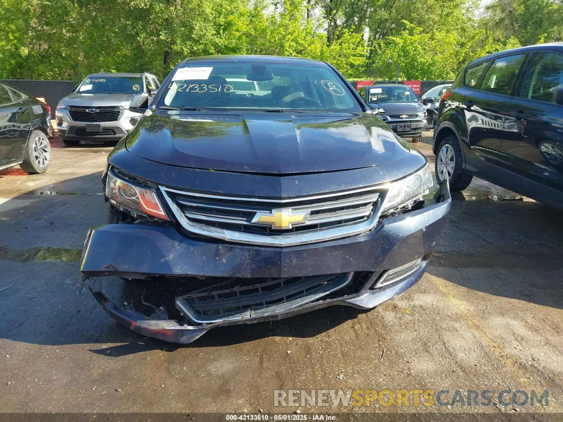 6 fotografías del automóvil dañado 2G11Z5SA6K9115152 CHEVROLET IMPALA 2019