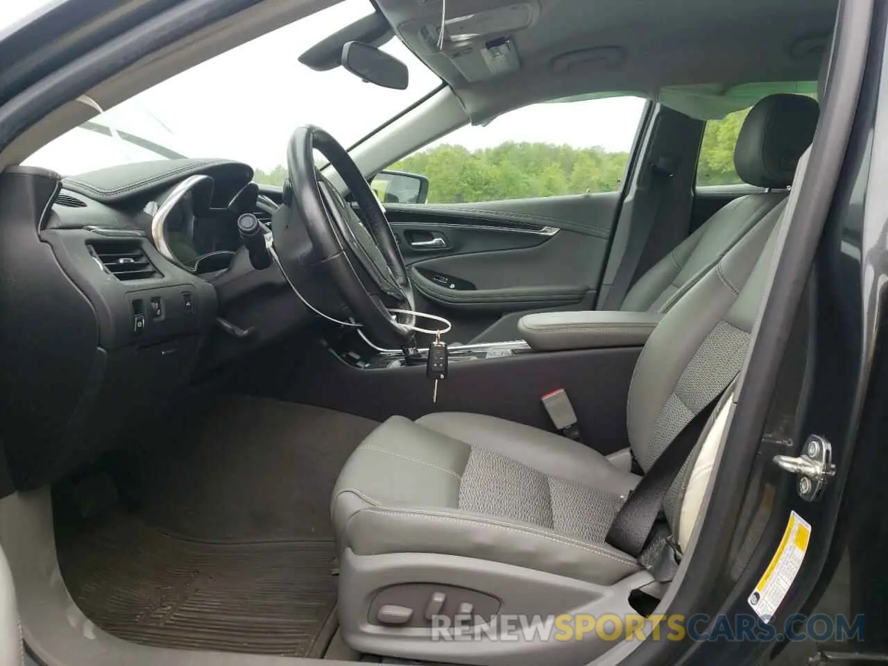 7 fotografías del automóvil dañado 2G11Z5SA7K9128685 CHEVROLET IMPALA 2019