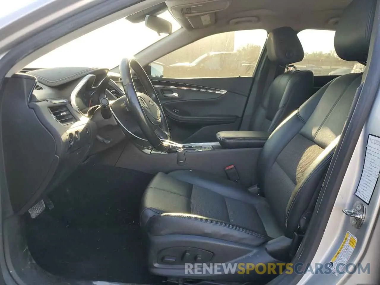 7 fotografías del automóvil dañado 2G11Z5SA7K9143381 CHEVROLET IMPALA 2019