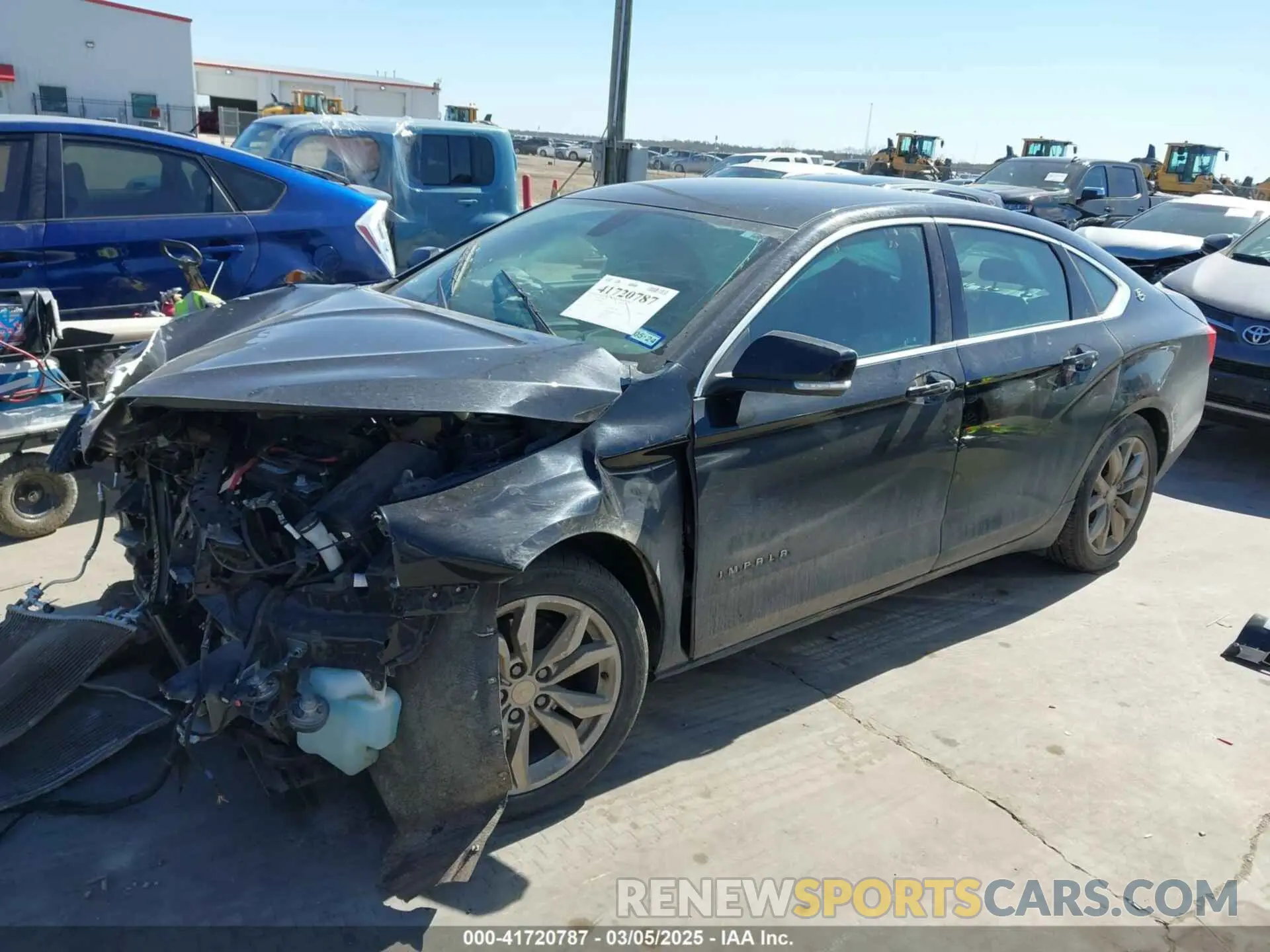 2 fotografías del automóvil dañado 2G11Z5SA9K9124069 CHEVROLET IMPALA 2019