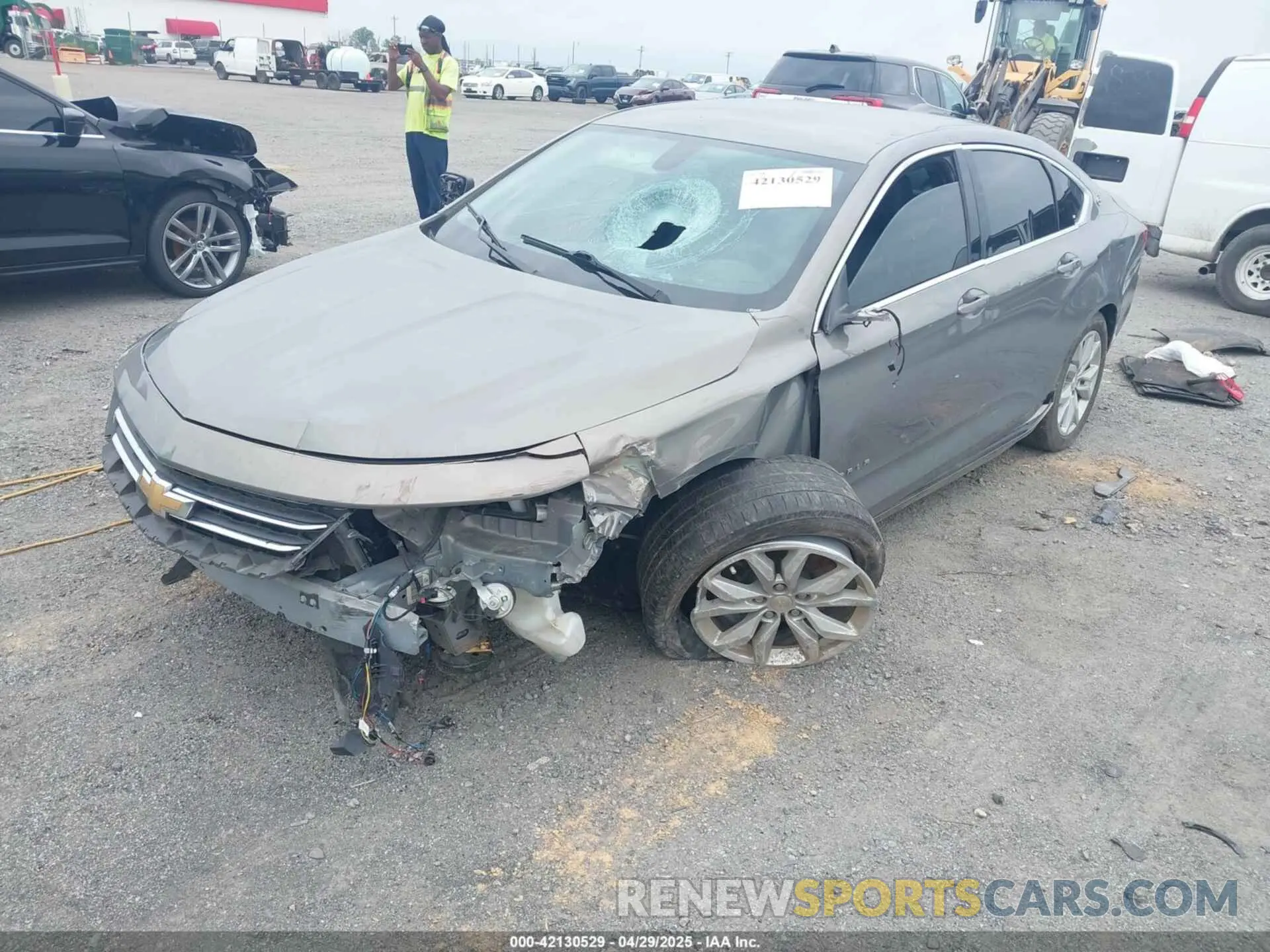 2 fotografías del automóvil dañado 2G11Z5SA9K9144063 CHEVROLET IMPALA 2019