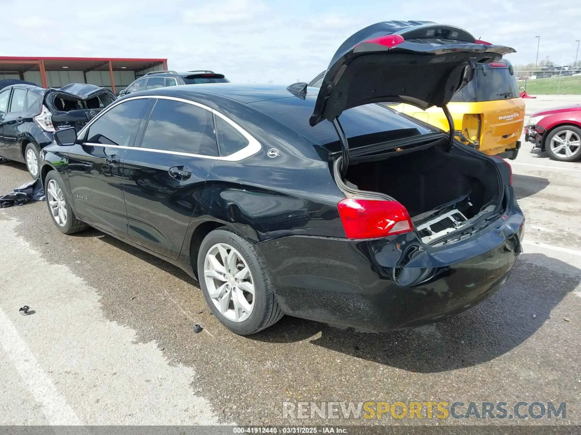3 fotografías del automóvil dañado 2G11Z5SAXK9144721 CHEVROLET IMPALA 2019