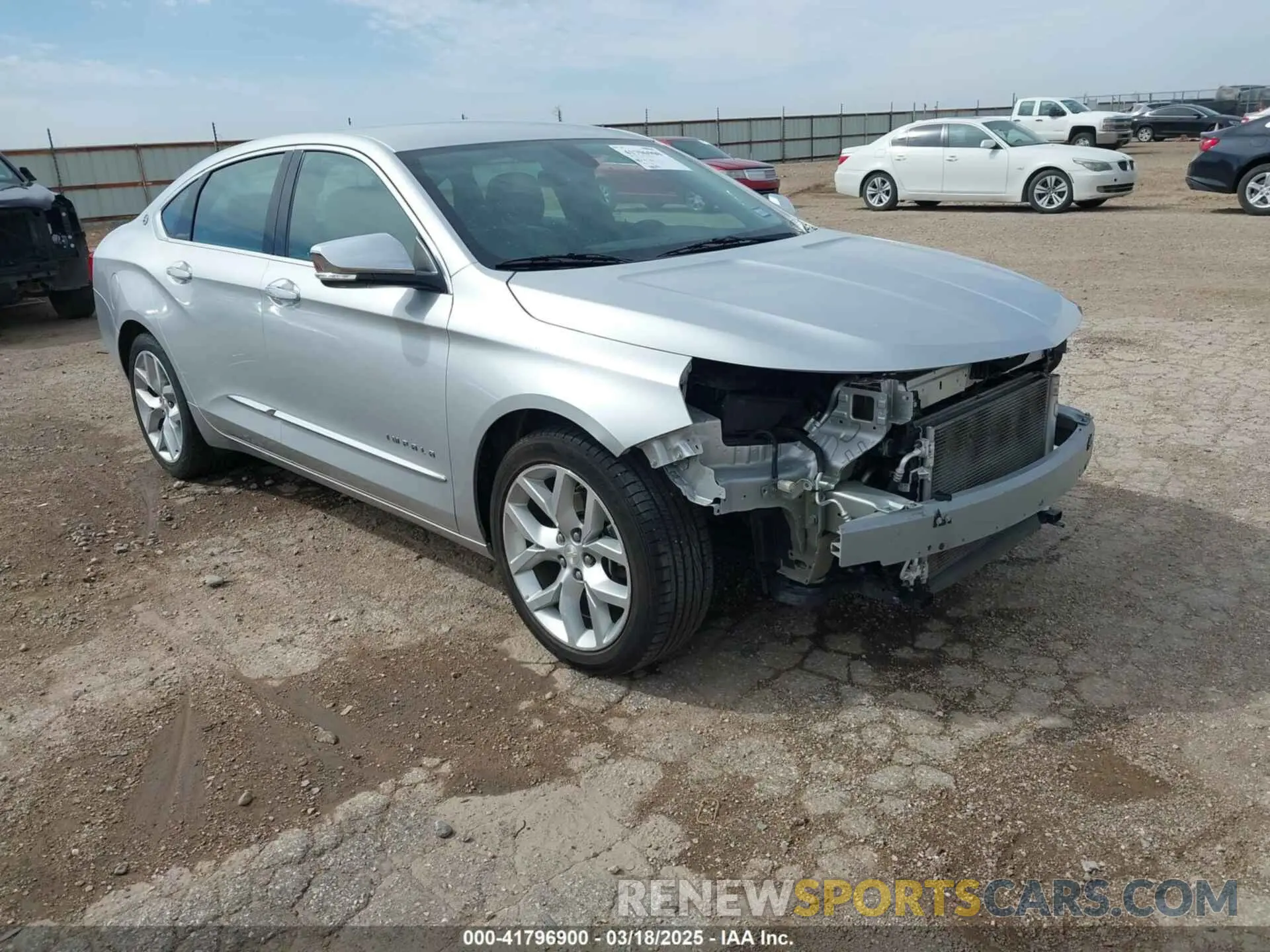 1 fotografías del automóvil dañado 1G1105S38LU100751 CHEVROLET IMPALA 2020