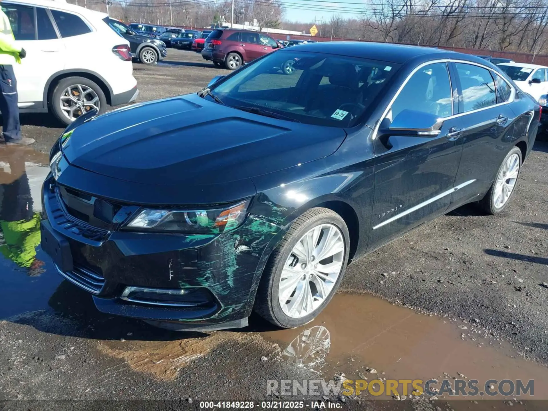2 fotografías del automóvil dañado 1G1105S3XLU115767 CHEVROLET IMPALA 2020