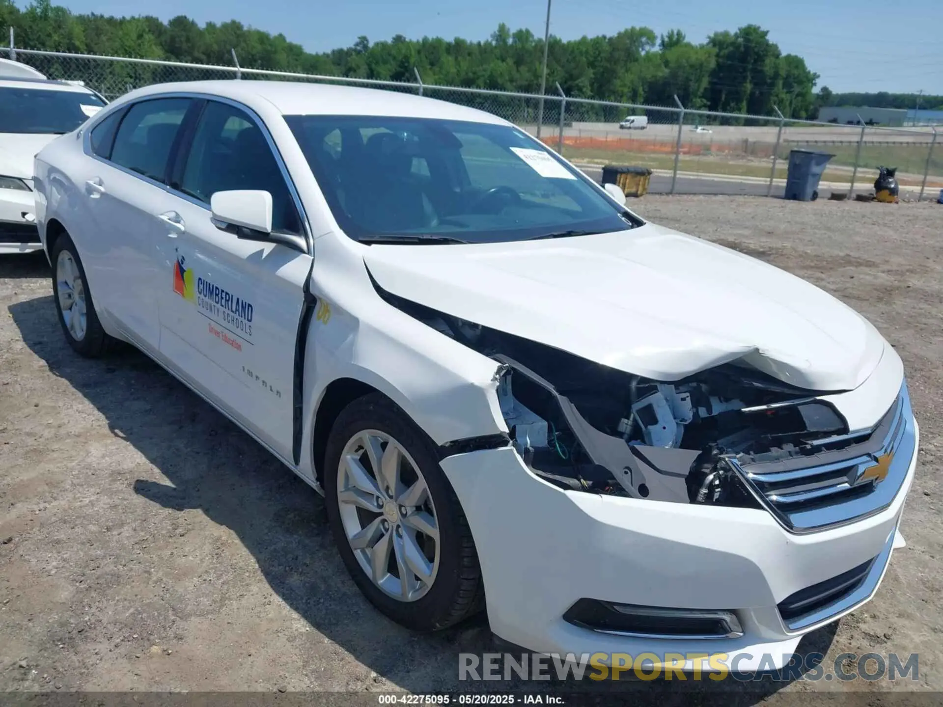 1 fotografías del automóvil dañado 1G11Z5S38LU115398 CHEVROLET IMPALA 2020