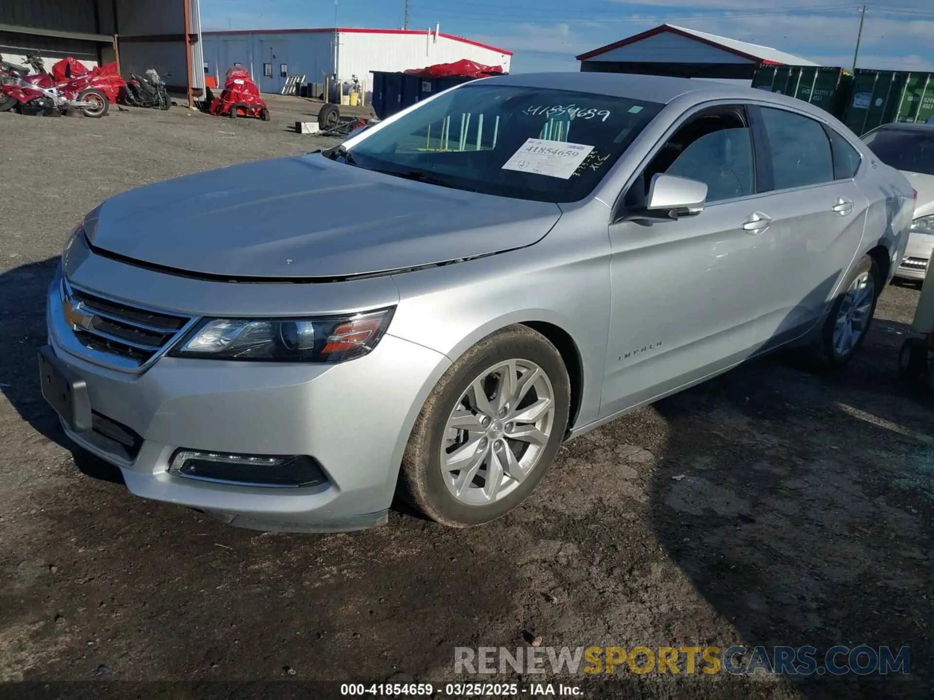2 fotografías del automóvil dañado 1G11Z5S39LU113286 CHEVROLET IMPALA 2020