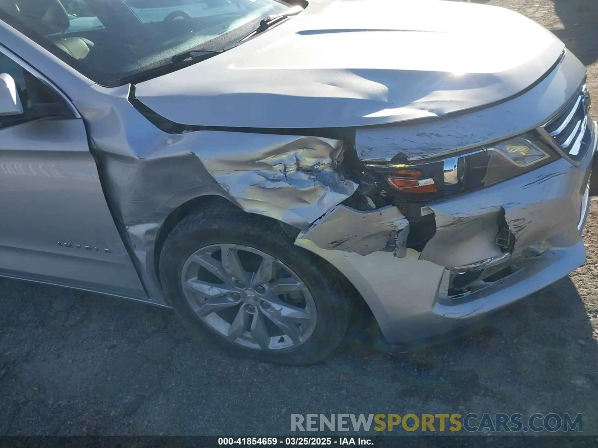 6 fotografías del automóvil dañado 1G11Z5S39LU113286 CHEVROLET IMPALA 2020