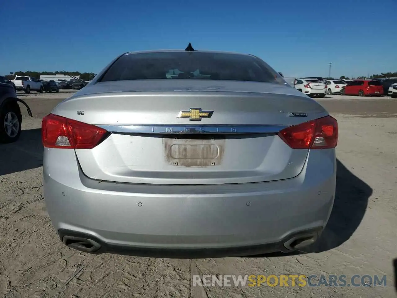 6 fotografías del automóvil dañado 2G1105S34L9103725 CHEVROLET IMPALA 2020