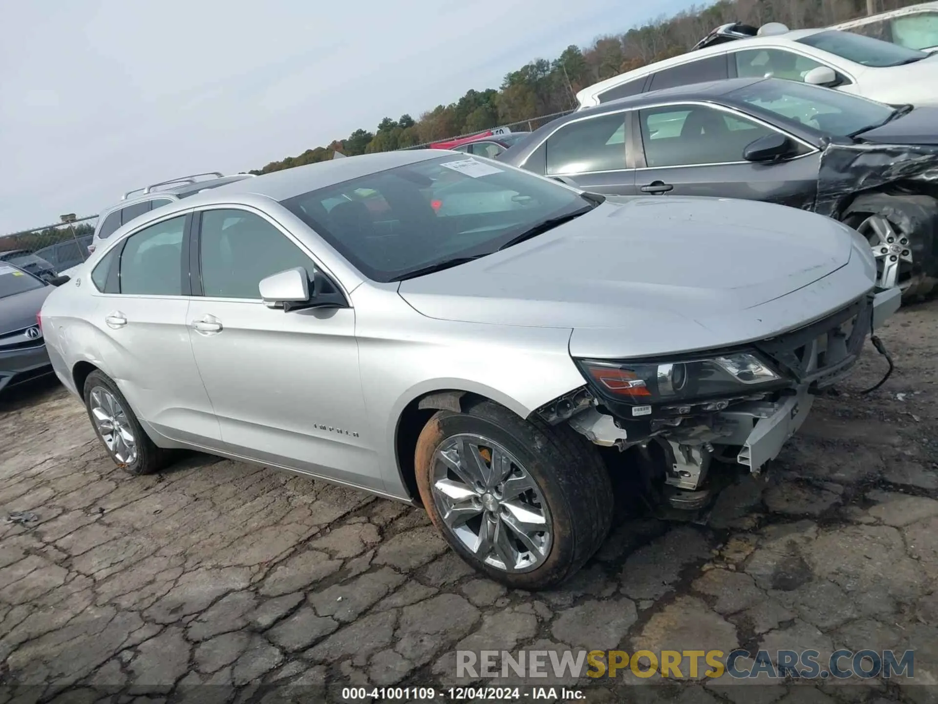 12 fotografías del automóvil dañado 2G11Z5S32L9101705 CHEVROLET IMPALA 2020