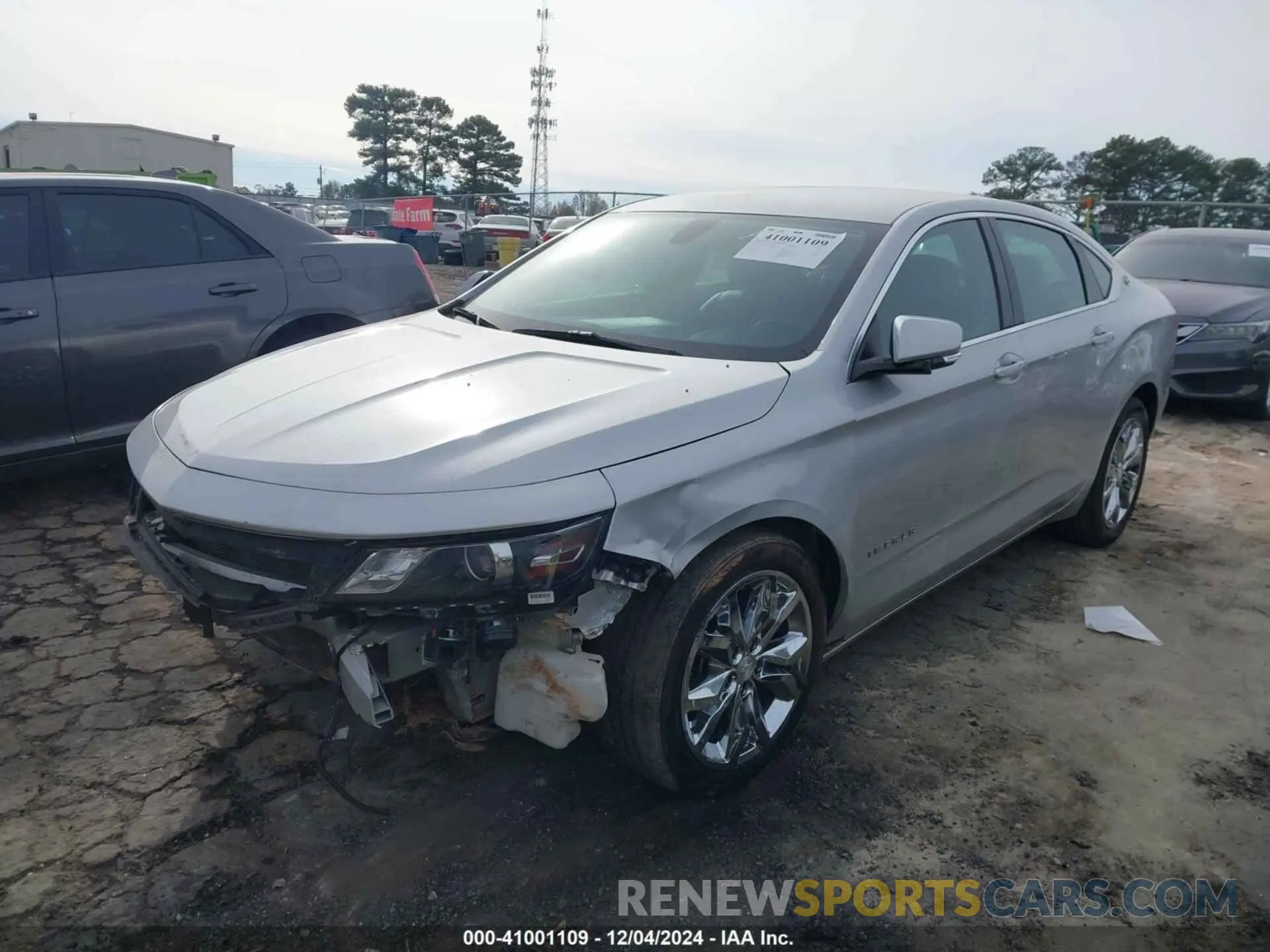 2 fotografías del automóvil dañado 2G11Z5S32L9101705 CHEVROLET IMPALA 2020