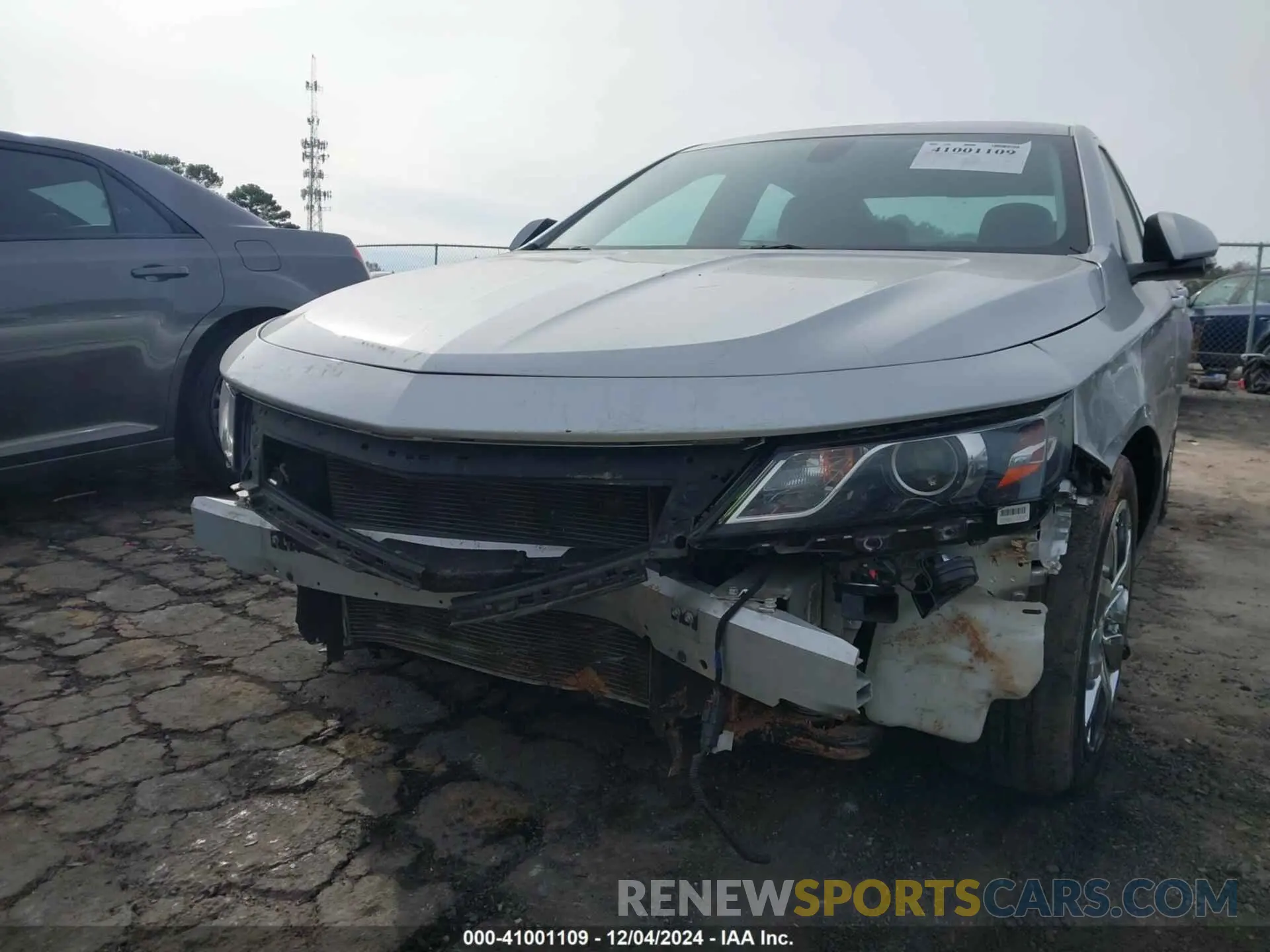 6 fotografías del automóvil dañado 2G11Z5S32L9101705 CHEVROLET IMPALA 2020