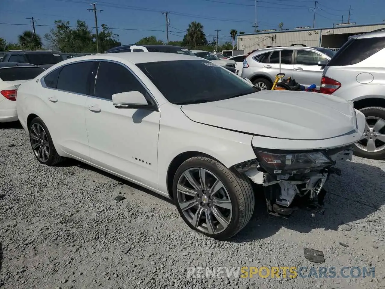 4 fotografías del automóvil dañado 2G11Z5S34L9101107 CHEVROLET IMPALA 2020
