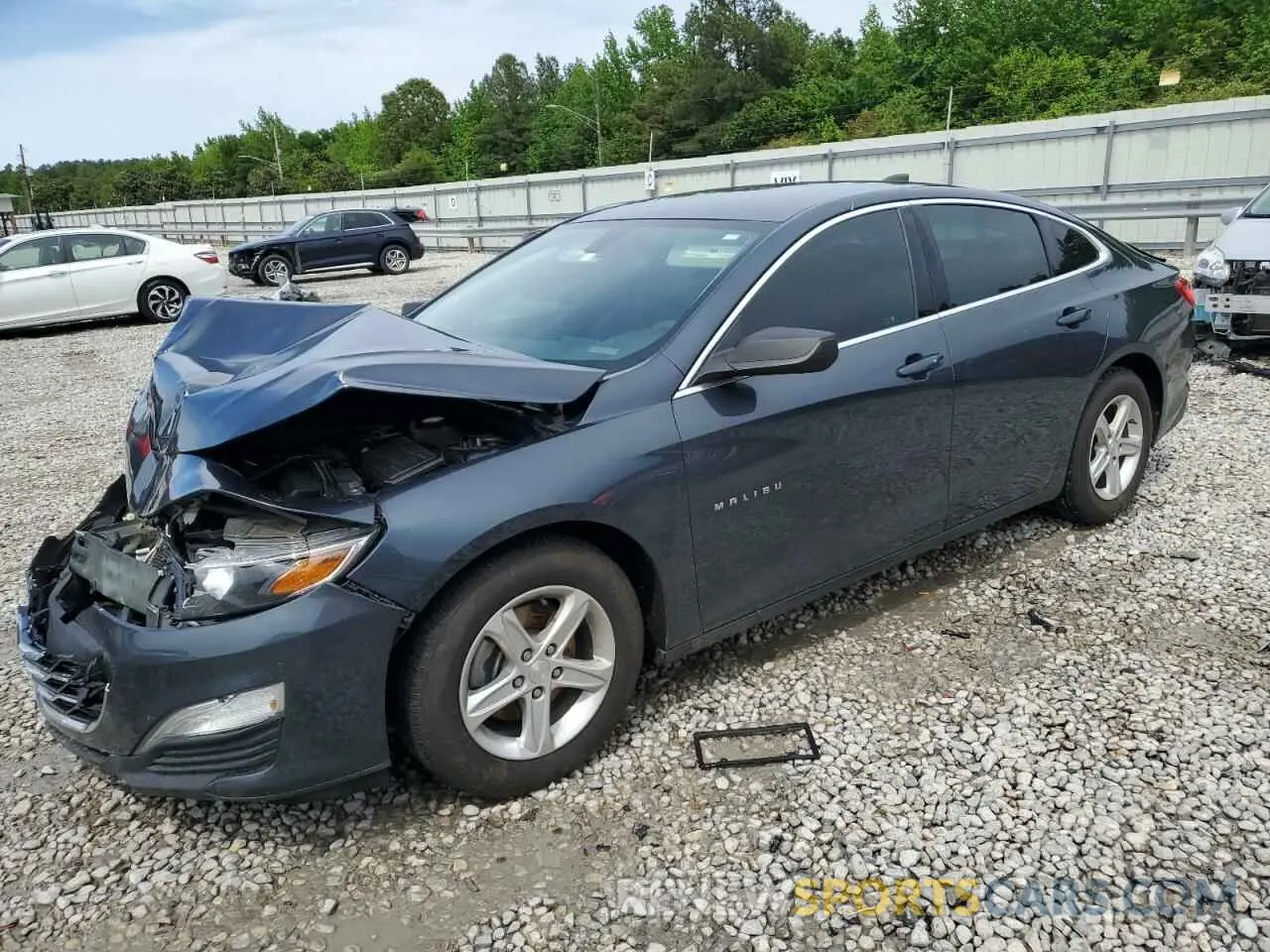 1 fotografías del automóvil dañado 1G1ZB5ST1KF217183 CHEVROLET MALIBU 2019