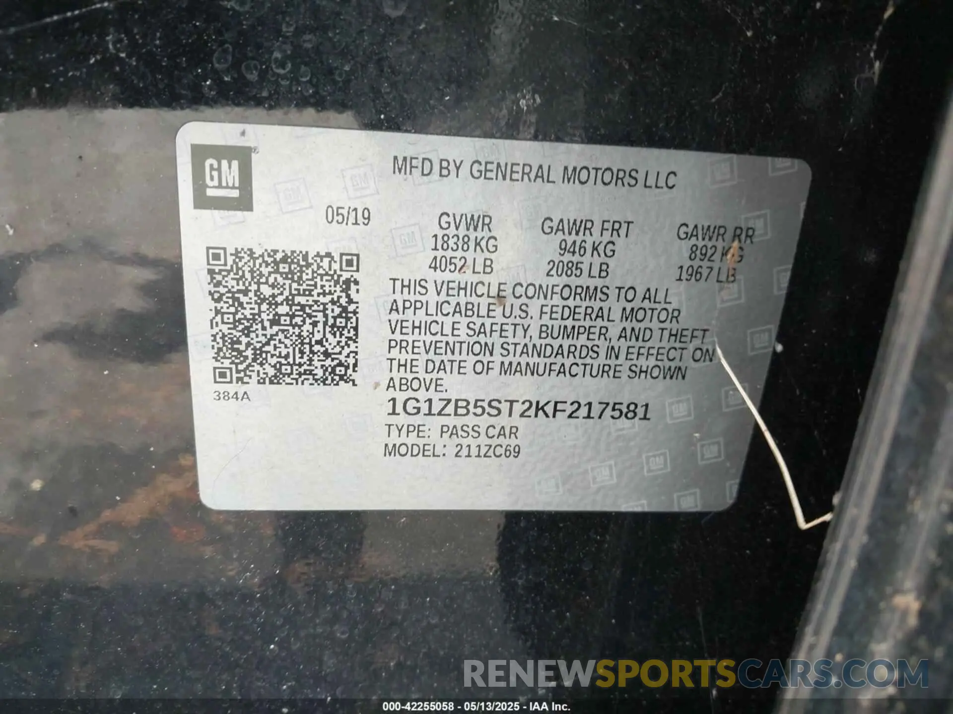 9 fotografías del automóvil dañado 1G1ZB5ST2KF217581 CHEVROLET MALIBU 2019
