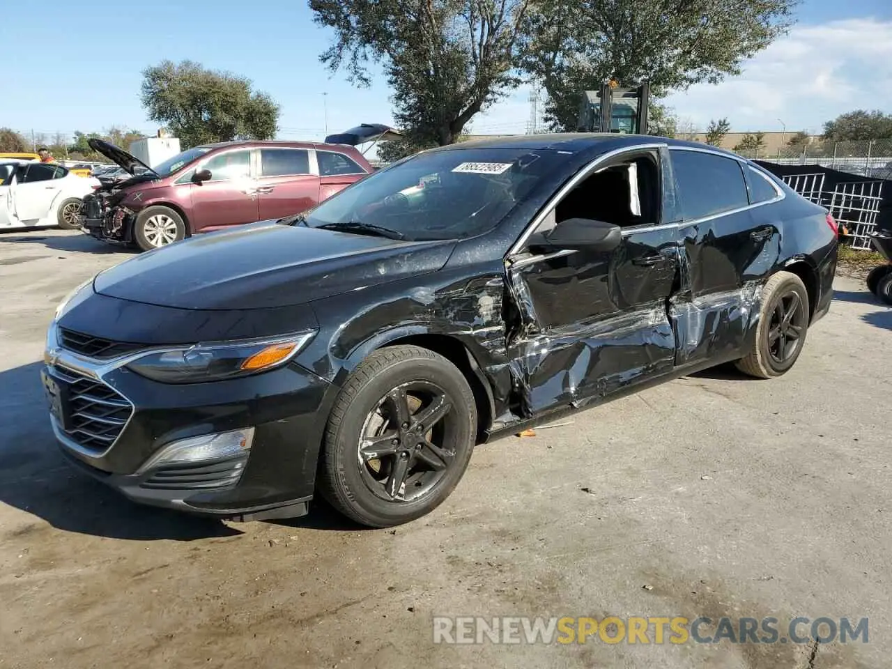 1 fotografías del automóvil dañado 1G1ZB5ST8KF125343 CHEVROLET MALIBU 2019