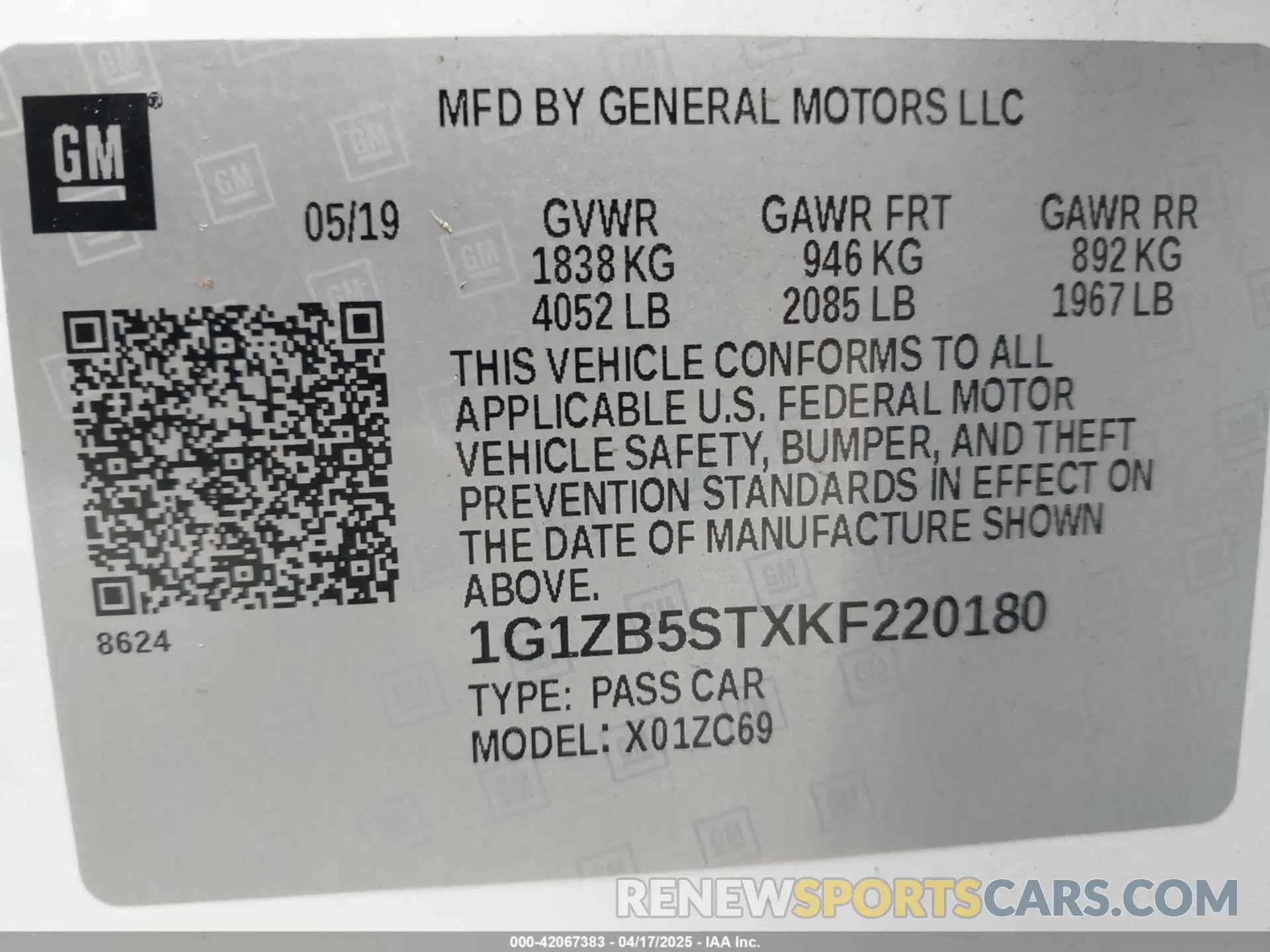 9 fotografías del automóvil dañado 1G1ZB5STXKF220180 CHEVROLET MALIBU 2019