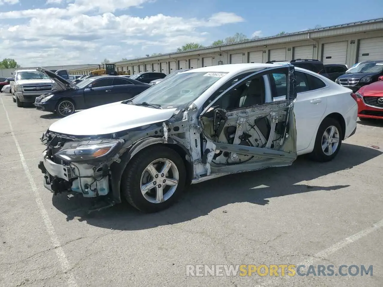 1 fotografías del automóvil dañado 1G1ZC5ST0KF200095 CHEVROLET MALIBU 2019