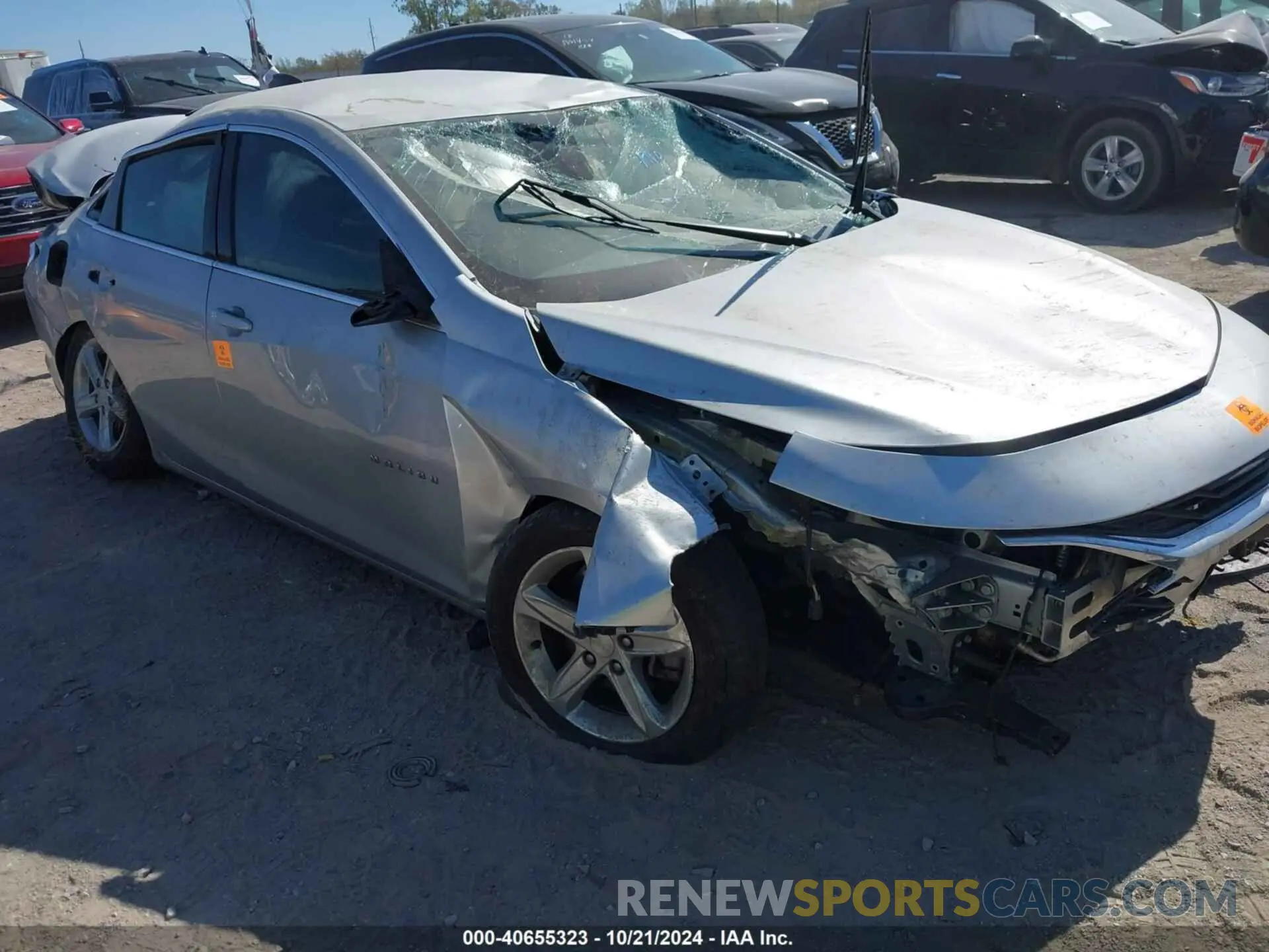 1 fotografías del automóvil dañado 1G1ZC5ST1KF138058 CHEVROLET MALIBU 2019