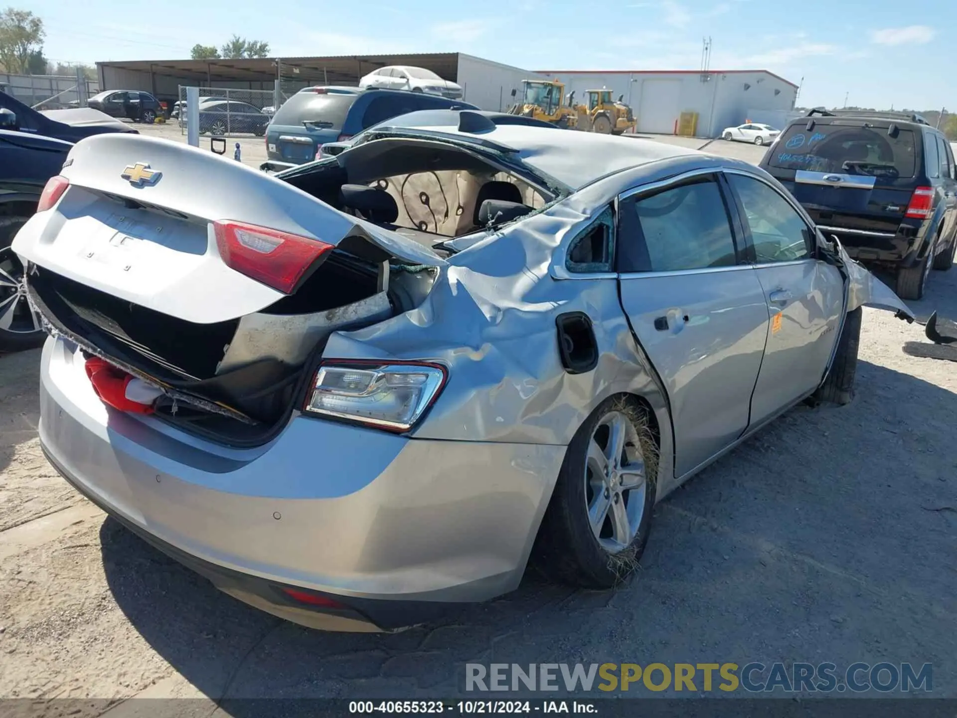 4 fotografías del automóvil dañado 1G1ZC5ST1KF138058 CHEVROLET MALIBU 2019