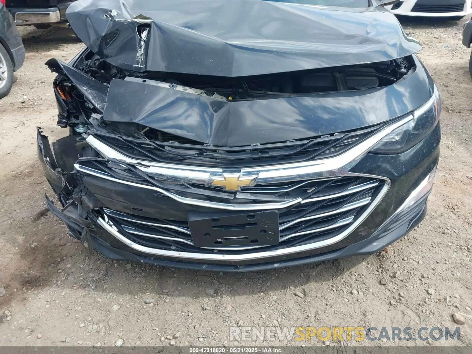 6 fotografías del automóvil dañado 1G1ZC5ST6KF181875 CHEVROLET MALIBU 2019