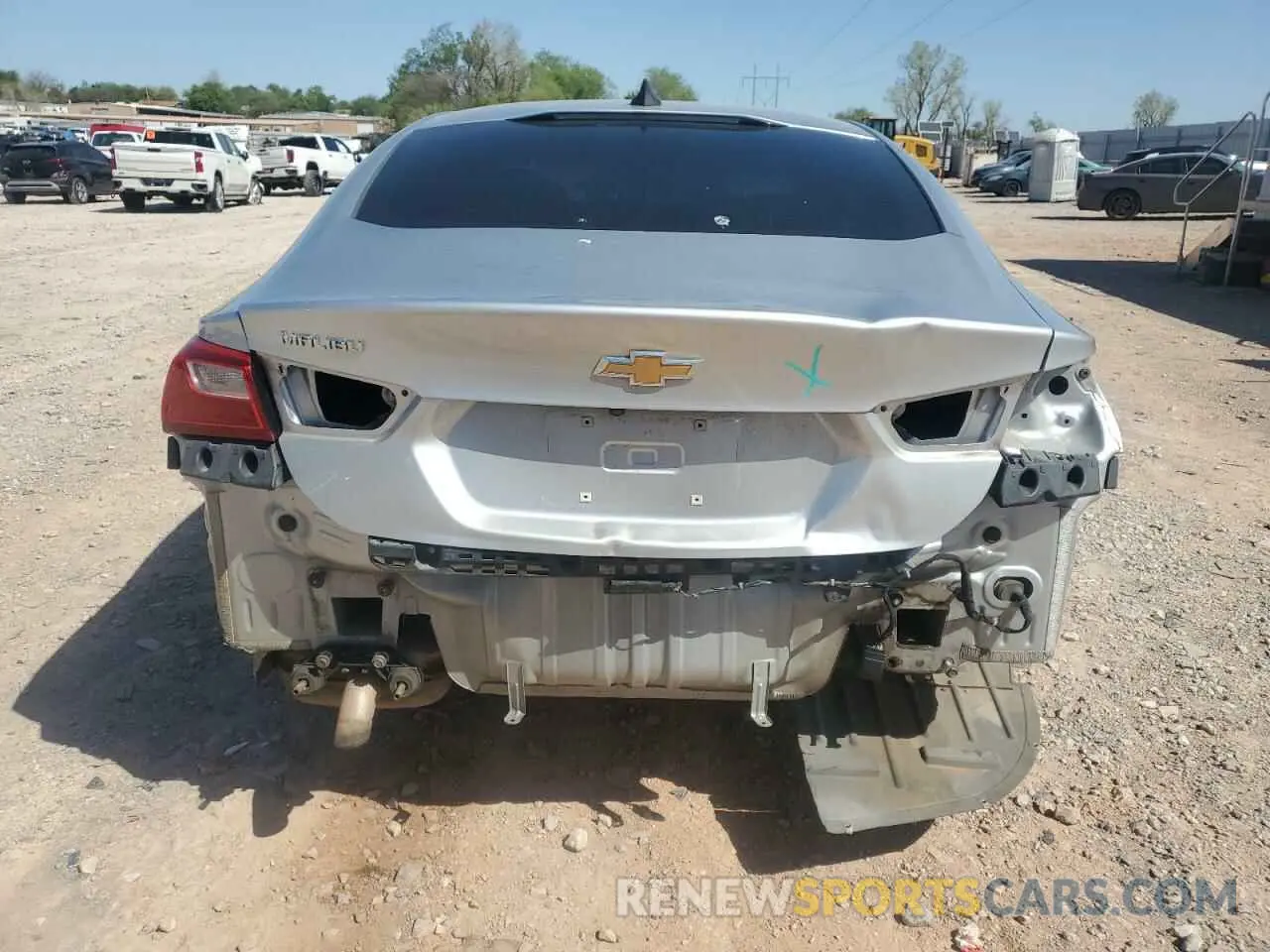 6 fotografías del automóvil dañado 1G1ZC5ST7KF135343 CHEVROLET MALIBU 2019