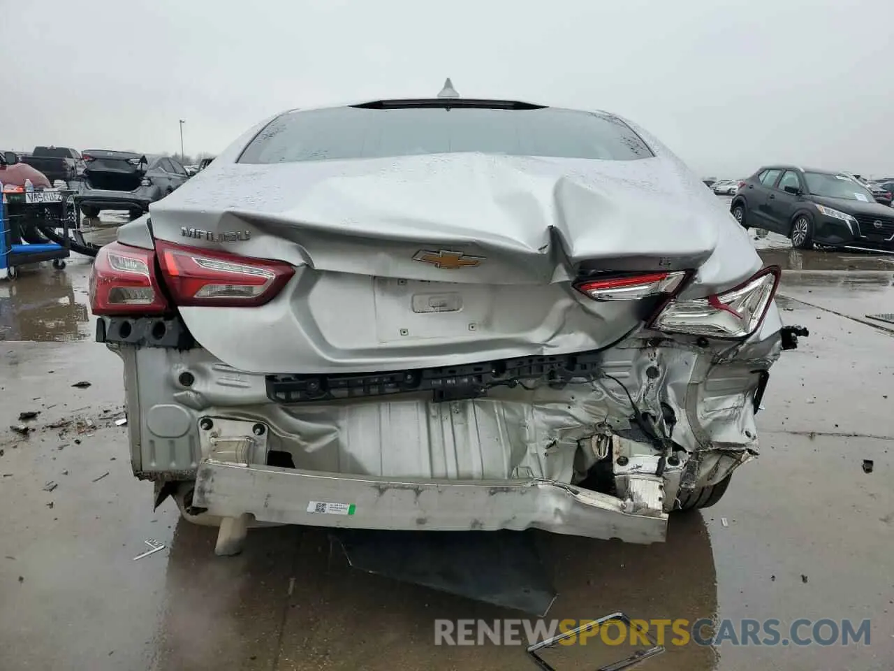 6 fotografías del automóvil dañado 1G1ZD5ST0KF167032 CHEVROLET MALIBU 2019