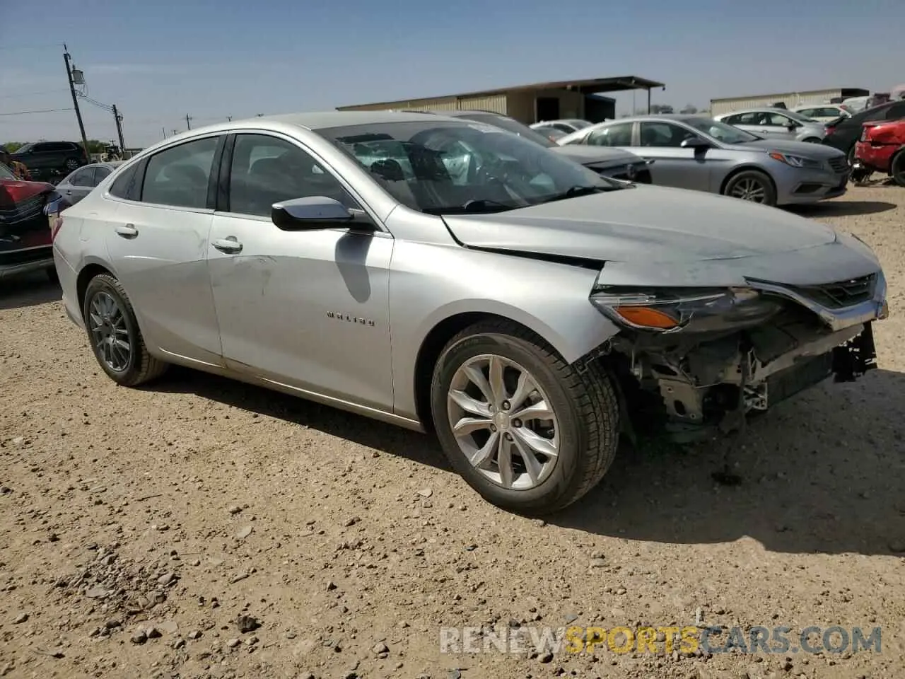 4 fotografías del automóvil dañado 1G1ZD5ST0KF186714 CHEVROLET MALIBU 2019