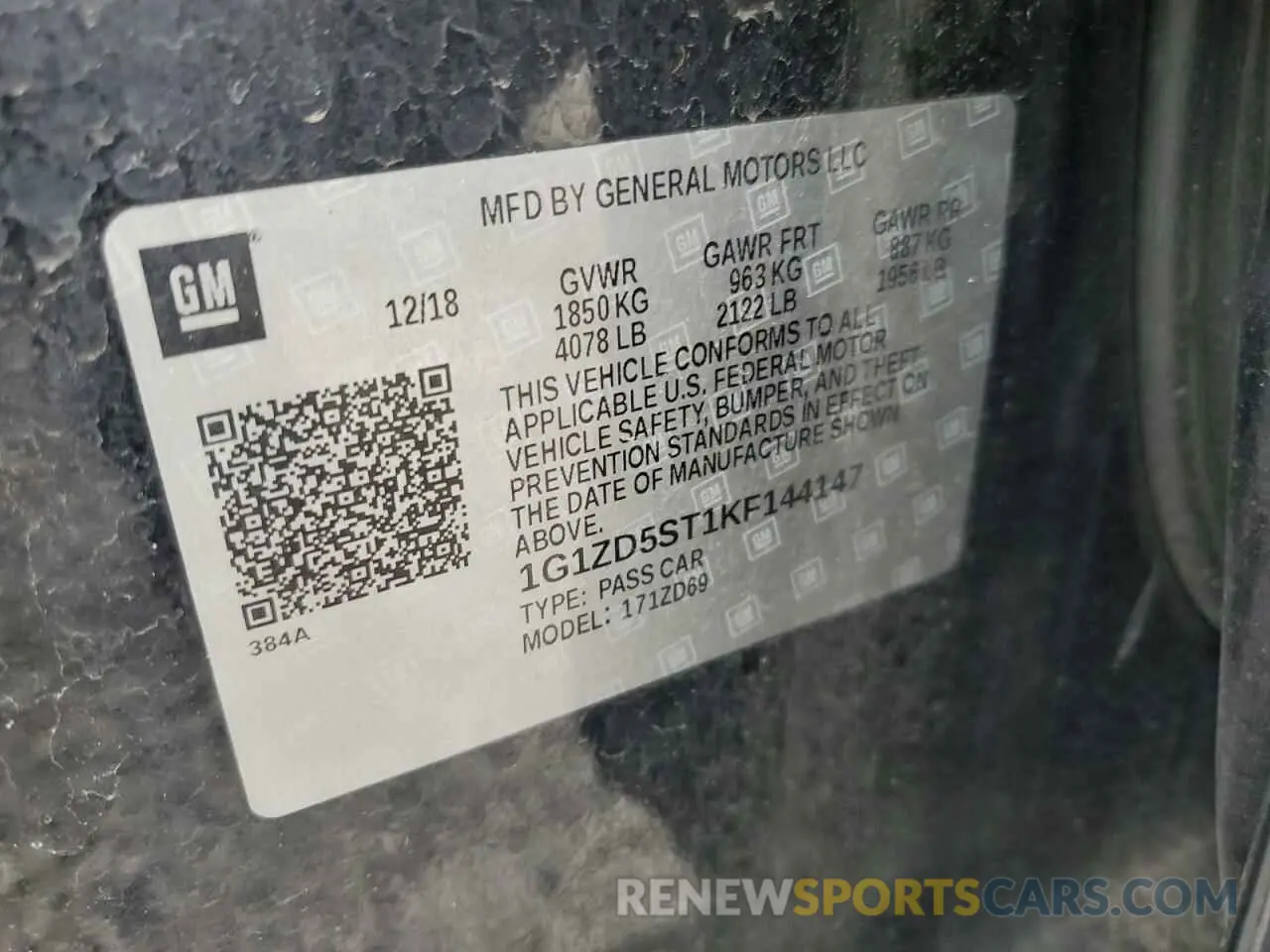 13 fotografías del automóvil dañado 1G1ZD5ST1KF144147 CHEVROLET MALIBU 2019