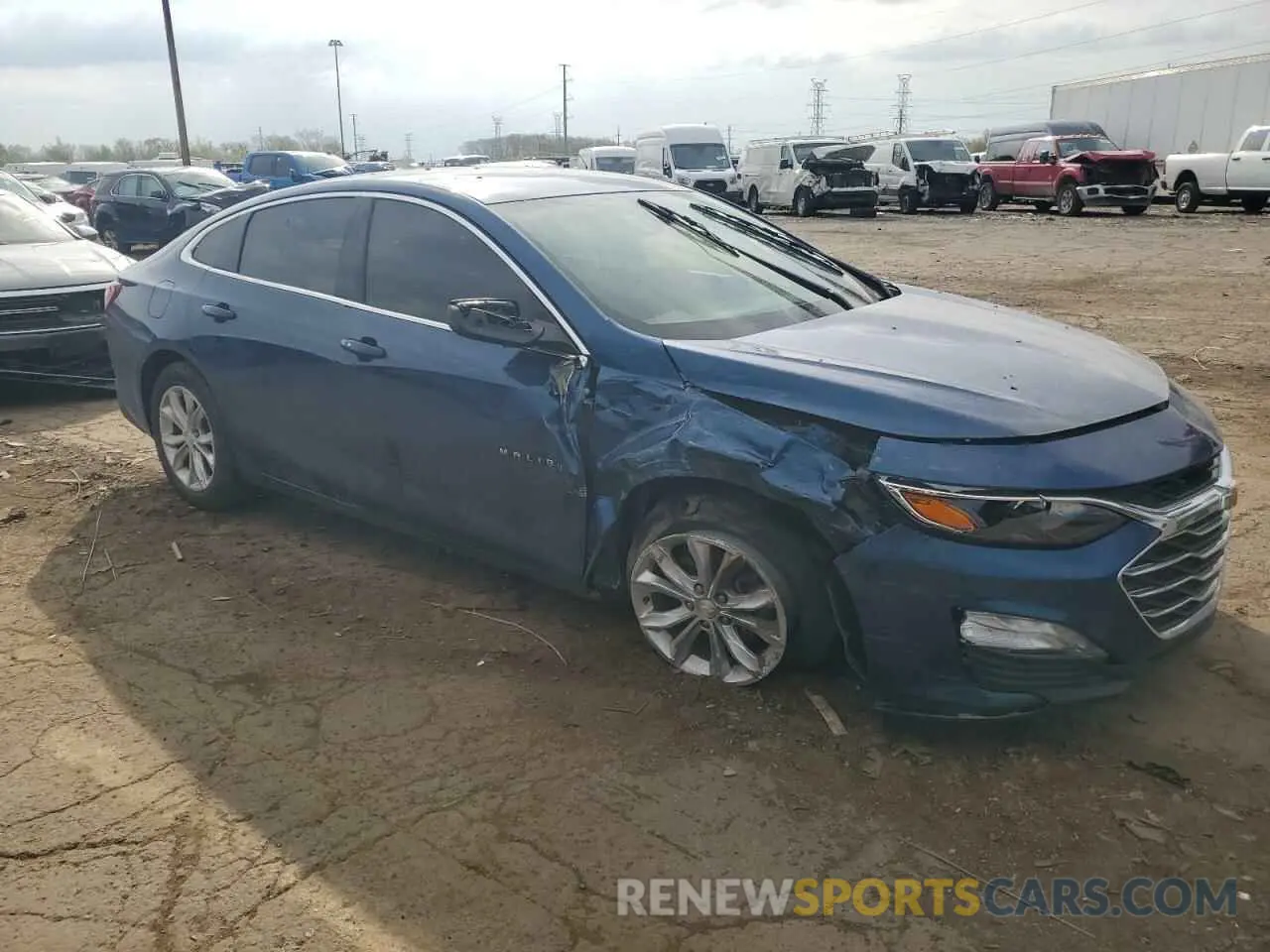 4 fotografías del automóvil dañado 1G1ZD5ST1KF165466 CHEVROLET MALIBU 2019