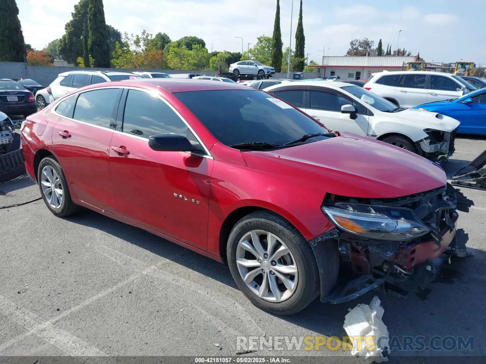 1 fotografías del automóvil dañado 1G1ZD5ST2KF134016 CHEVROLET MALIBU 2019