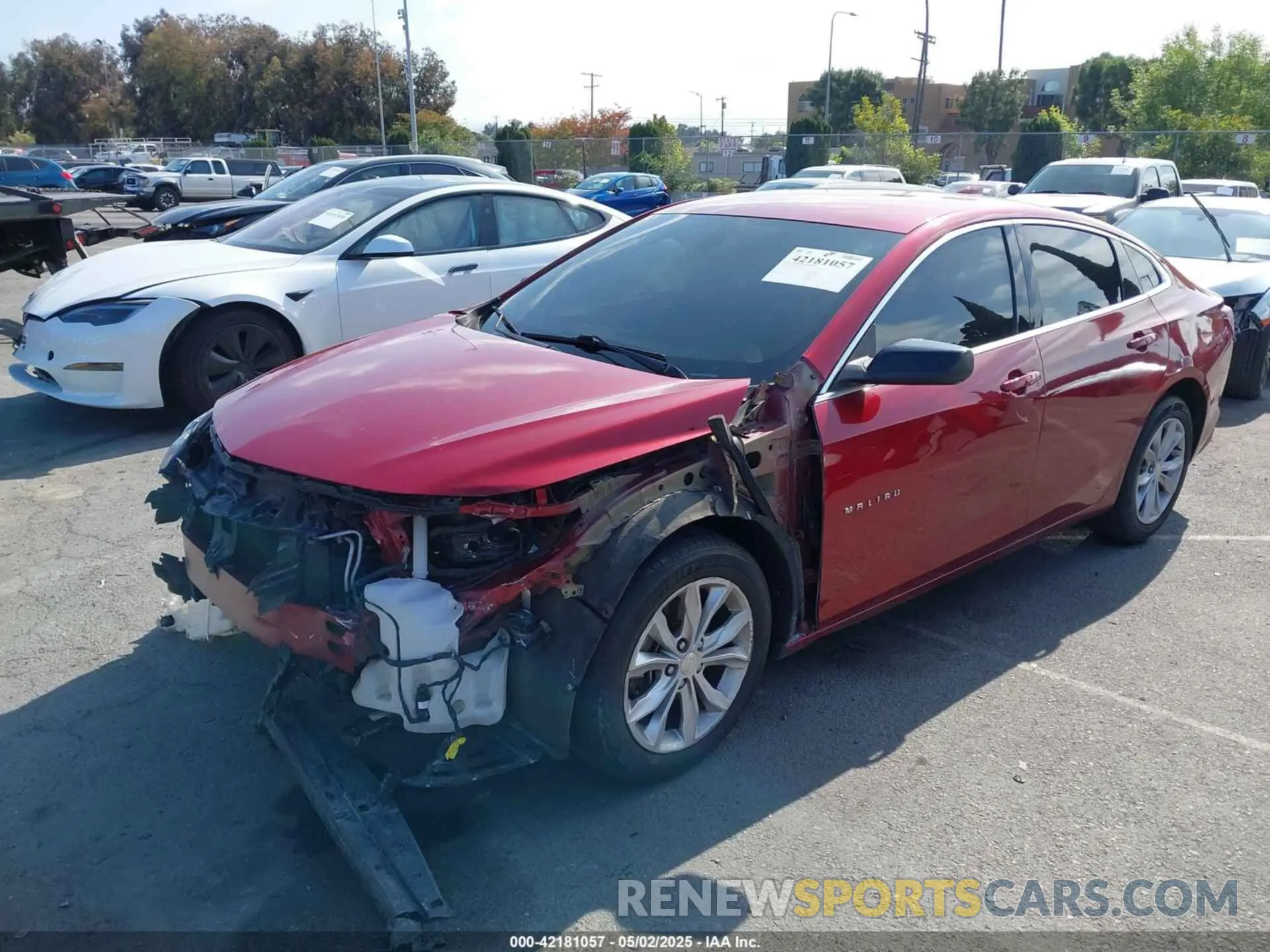 2 fotografías del automóvil dañado 1G1ZD5ST2KF134016 CHEVROLET MALIBU 2019