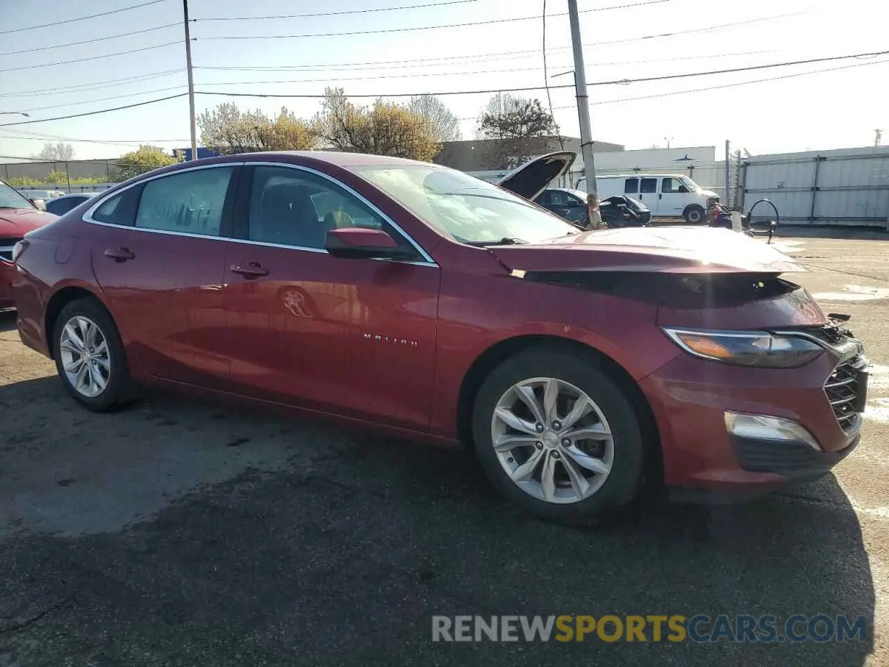 4 fotografías del automóvil dañado 1G1ZD5ST3KF211976 CHEVROLET MALIBU 2019