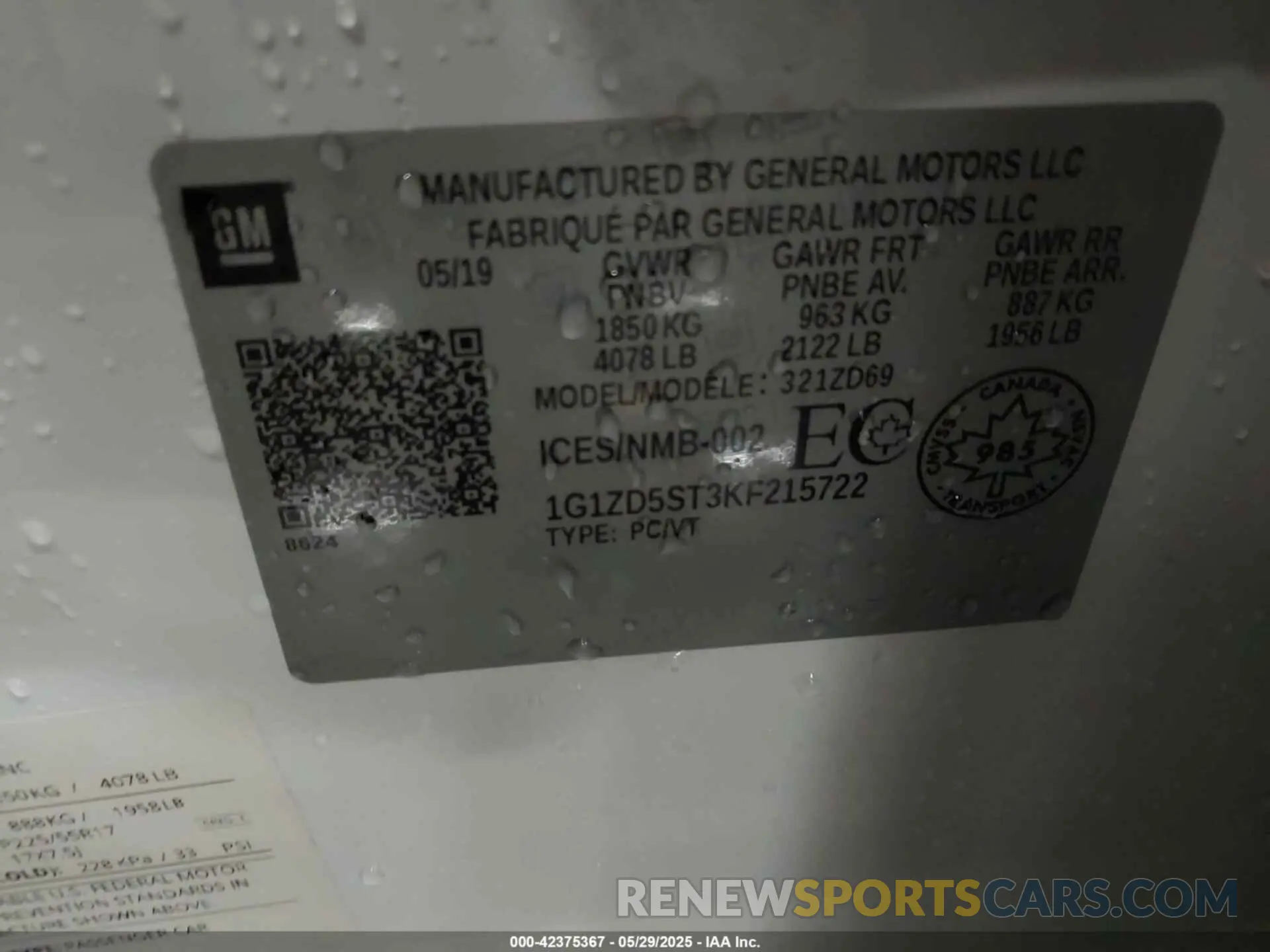 9 fotografías del automóvil dañado 1G1ZD5ST3KF215722 CHEVROLET MALIBU 2019