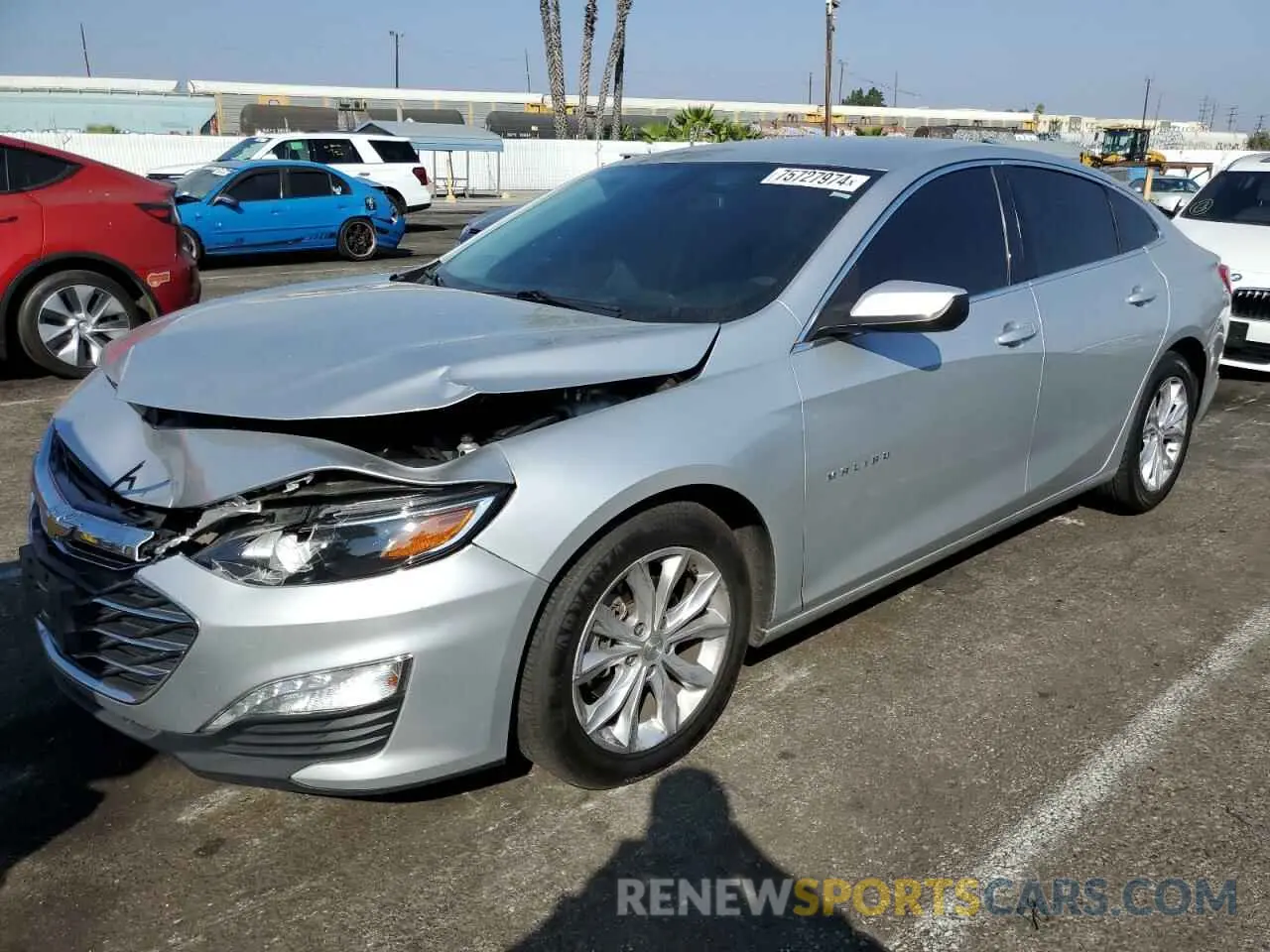 1 fotografías del automóvil dañado 1G1ZD5ST4KF156809 CHEVROLET MALIBU 2019