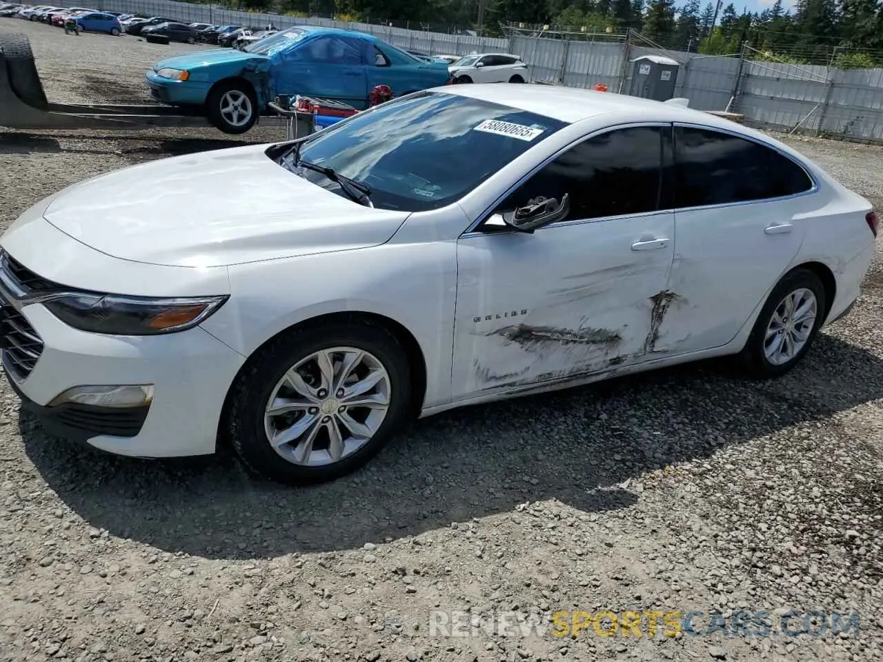 1 fotografías del automóvil dañado 1G1ZD5ST5KF107988 CHEVROLET MALIBU 2019