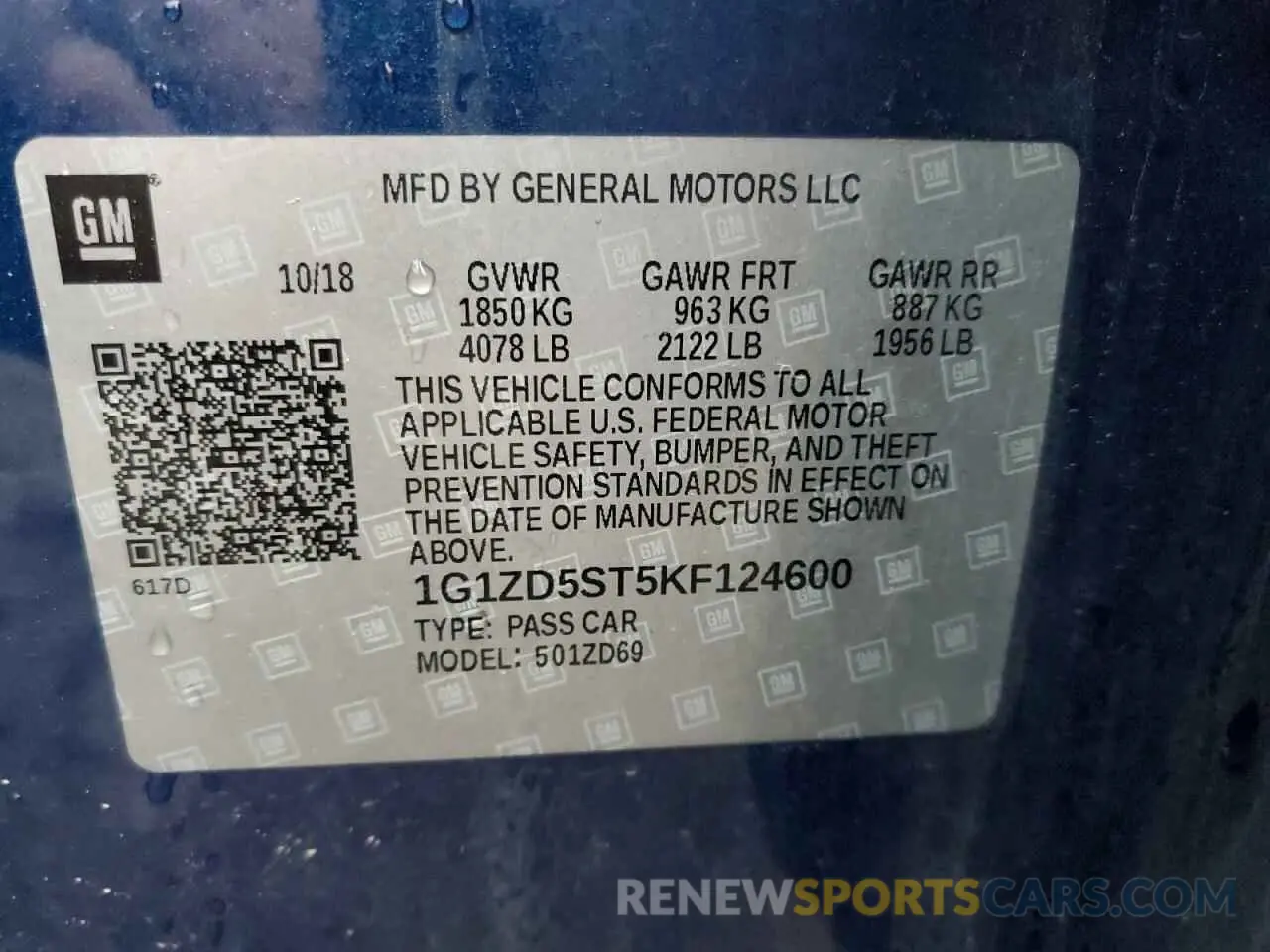 14 fotografías del automóvil dañado 1G1ZD5ST5KF124600 CHEVROLET MALIBU 2019