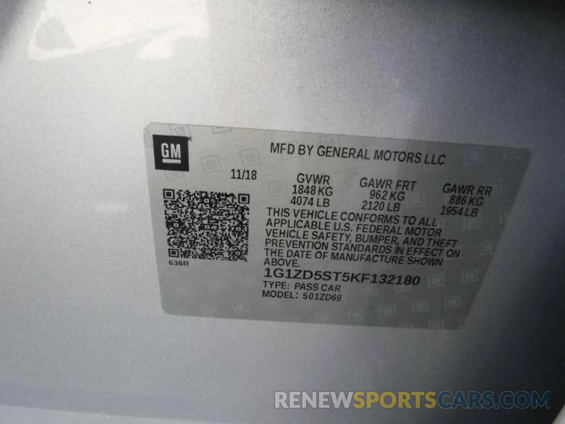 7 fotografías del automóvil dañado 1G1ZD5ST5KF132180 CHEVROLET MALIBU 2019
