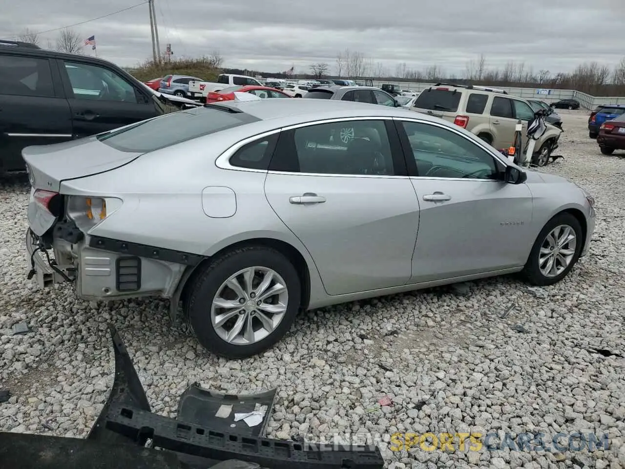 3 fotografías del automóvil dañado 1G1ZD5ST5KF134754 CHEVROLET MALIBU 2019