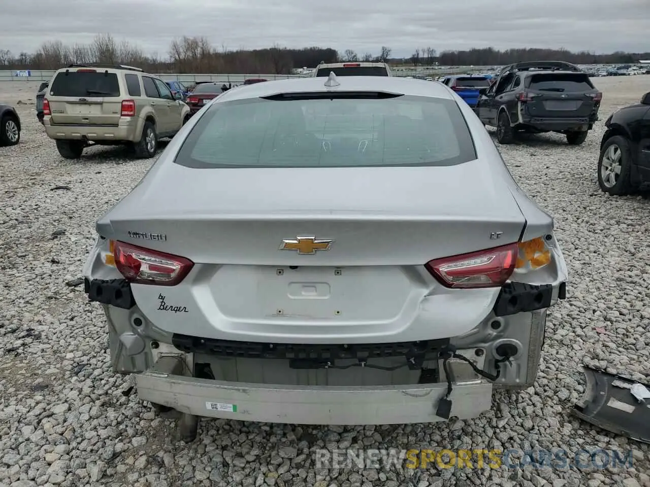 6 fotografías del automóvil dañado 1G1ZD5ST5KF134754 CHEVROLET MALIBU 2019