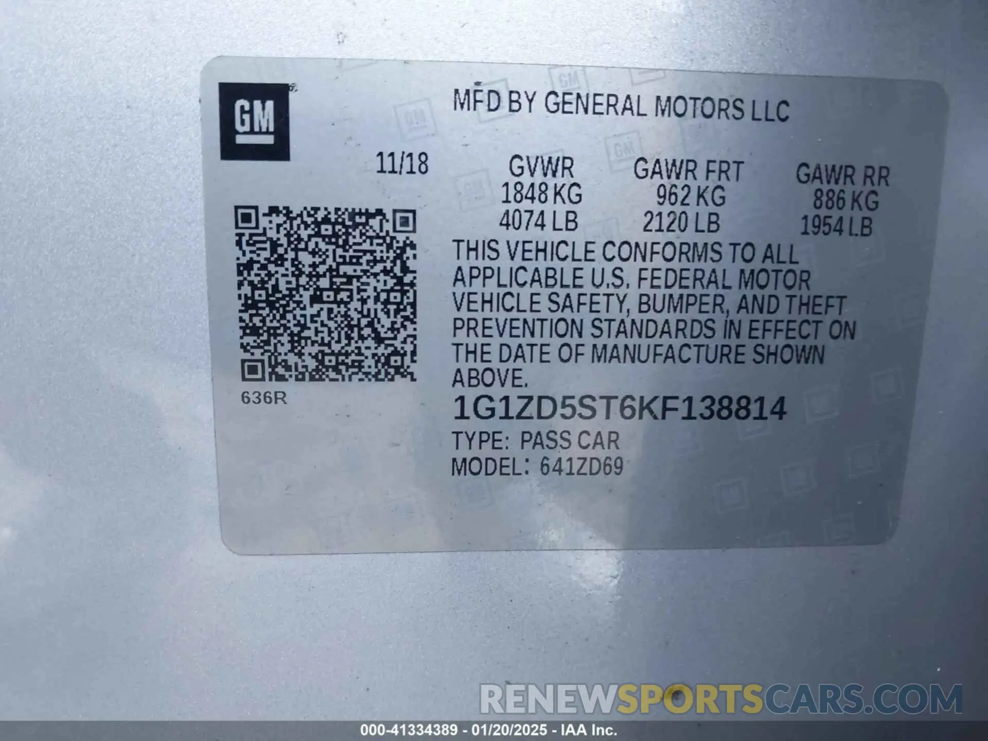 9 fotografías del automóvil dañado 1G1ZD5ST6KF138814 CHEVROLET MALIBU 2019