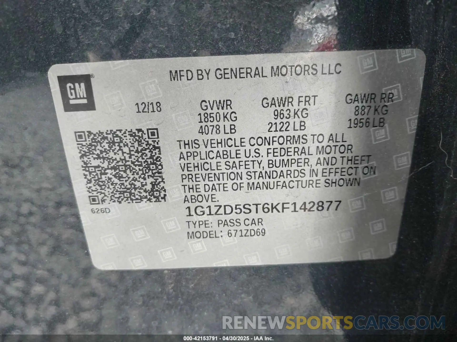 9 fotografías del automóvil dañado 1G1ZD5ST6KF142877 CHEVROLET MALIBU 2019
