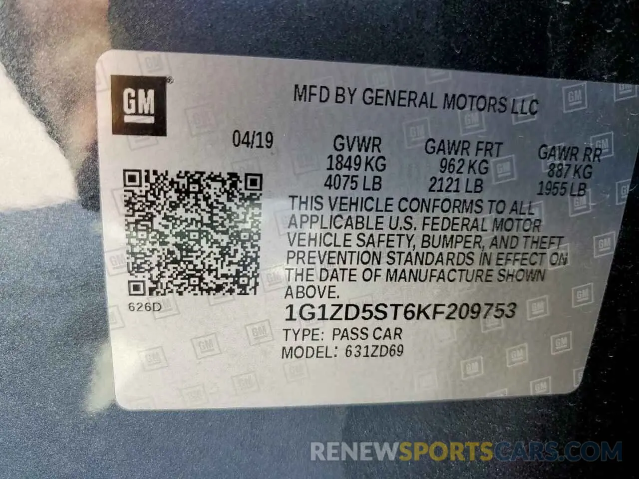 13 fotografías del automóvil dañado 1G1ZD5ST6KF209753 CHEVROLET MALIBU 2019