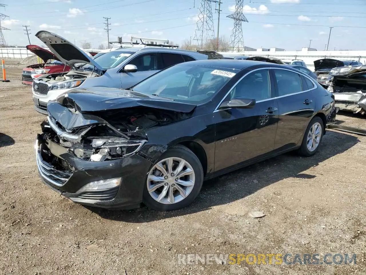 1 fotografías del automóvil dañado 1G1ZD5ST7KF175211 CHEVROLET MALIBU 2019